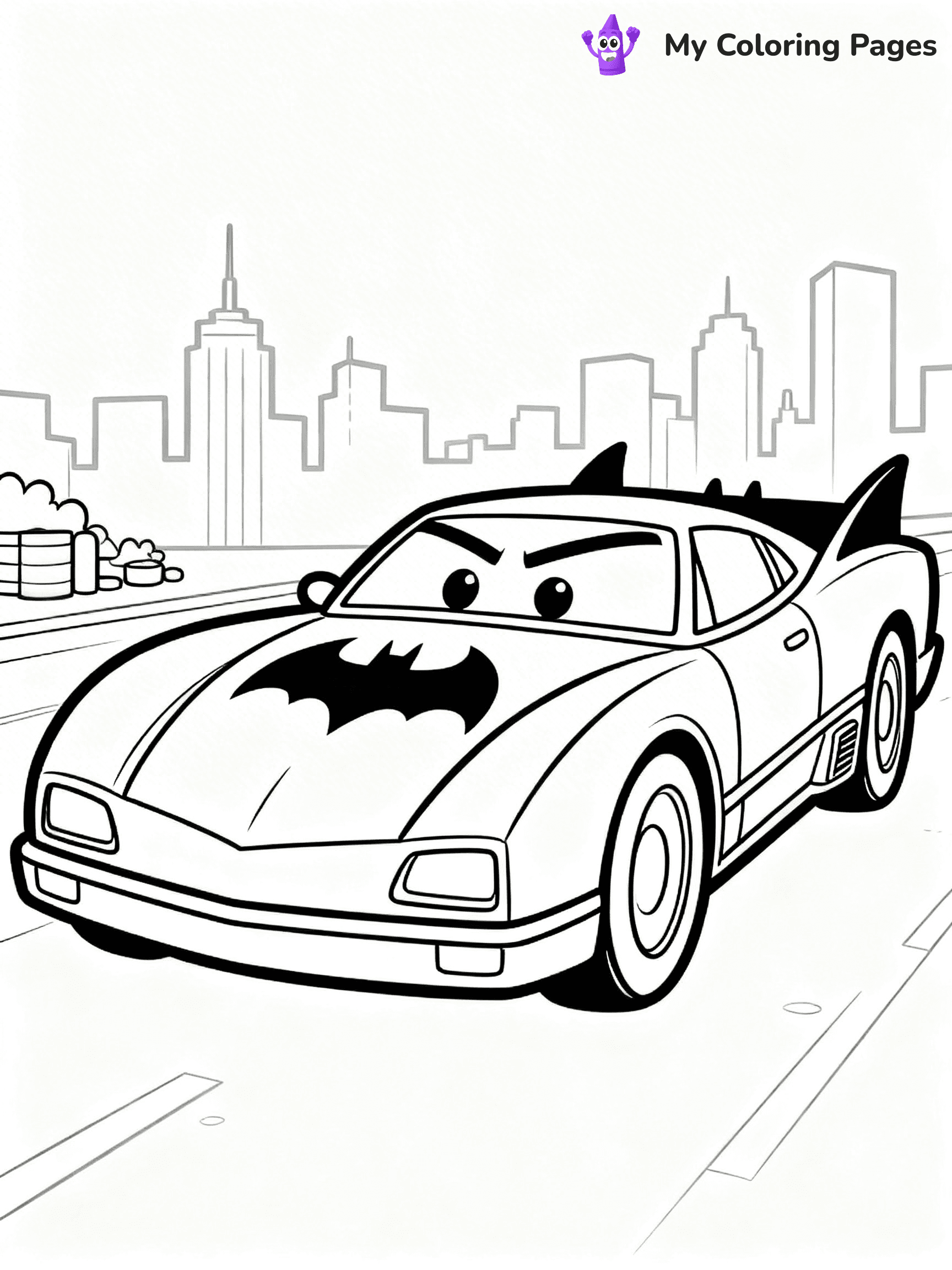 Batwheels Coloring Pages - 2