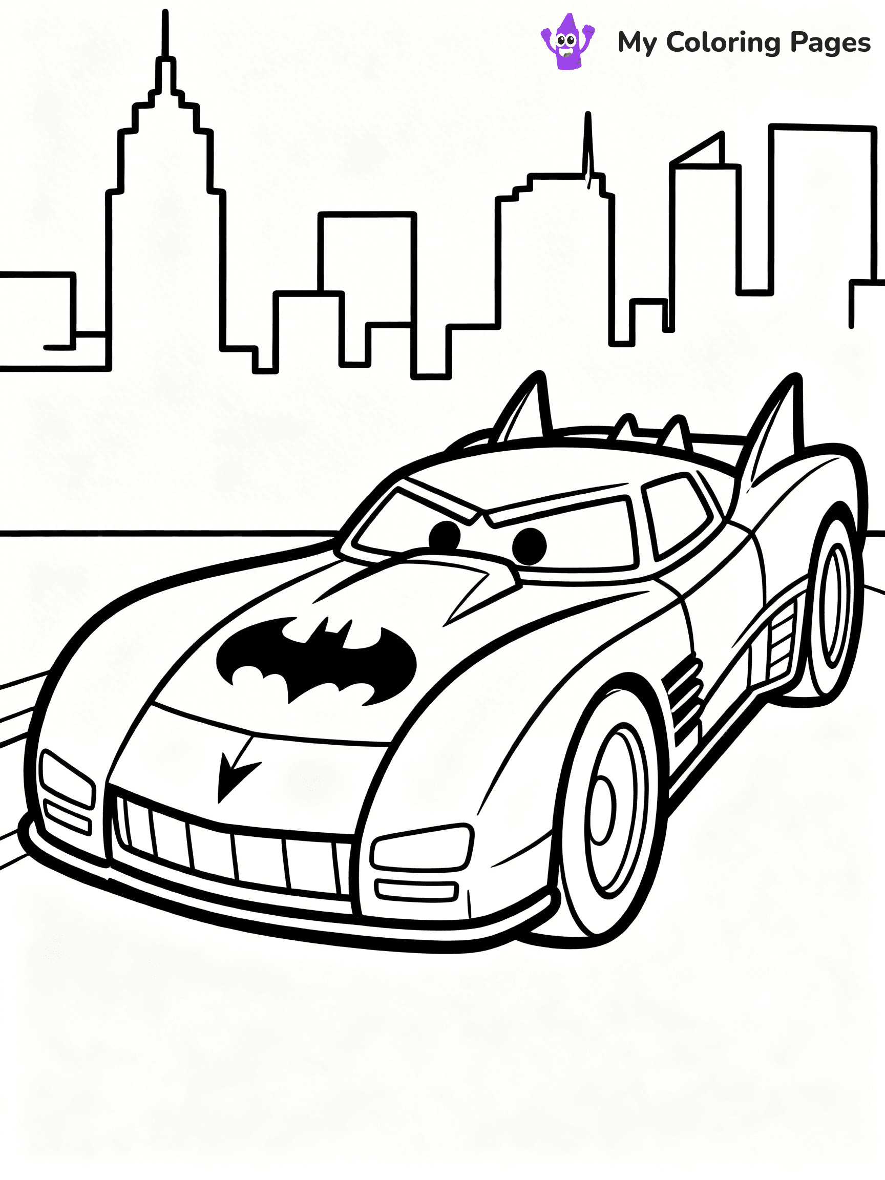 Batwheels Coloring Pages - 1