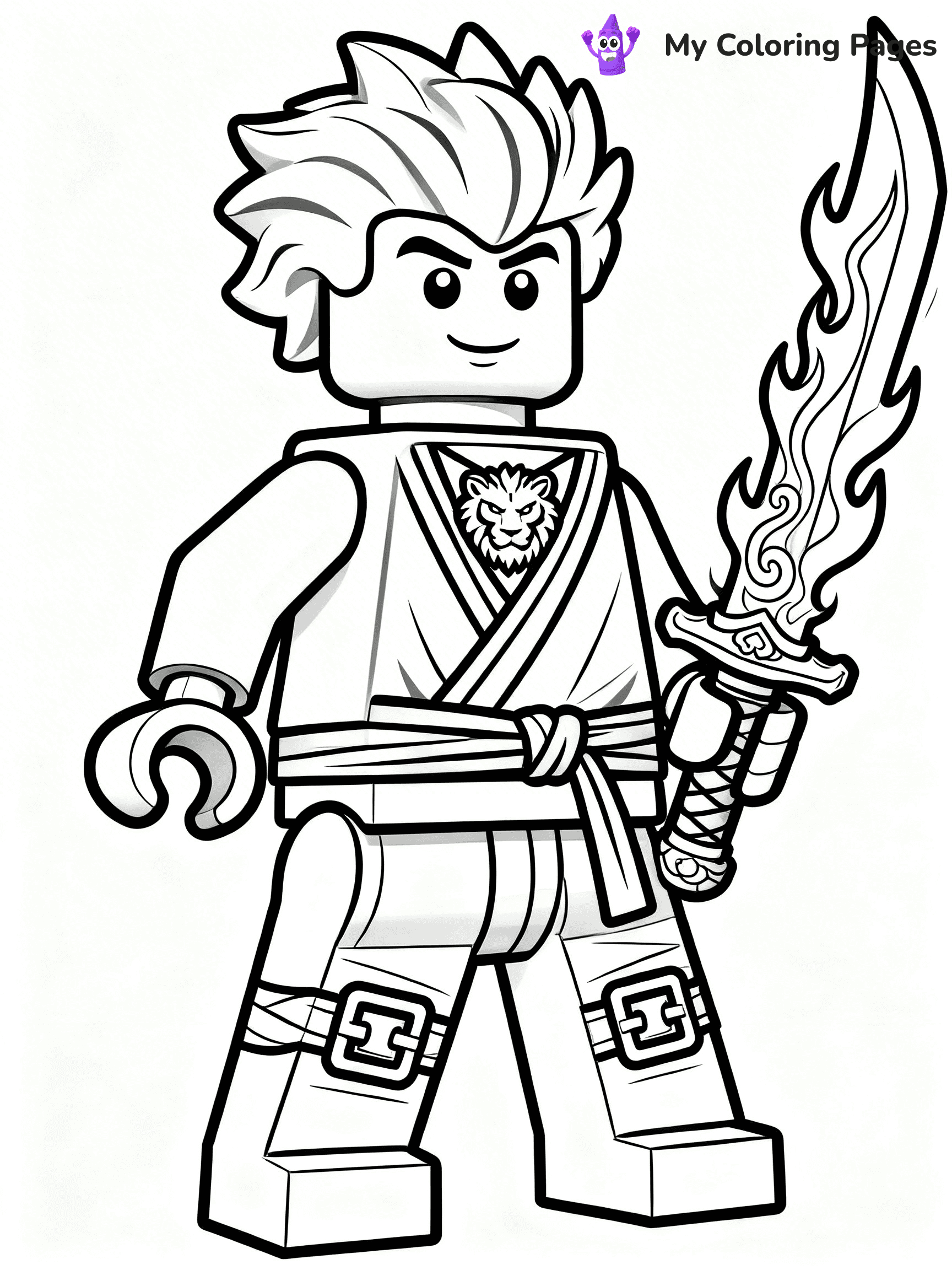 Cole Ninjago Coloring Pages - 23