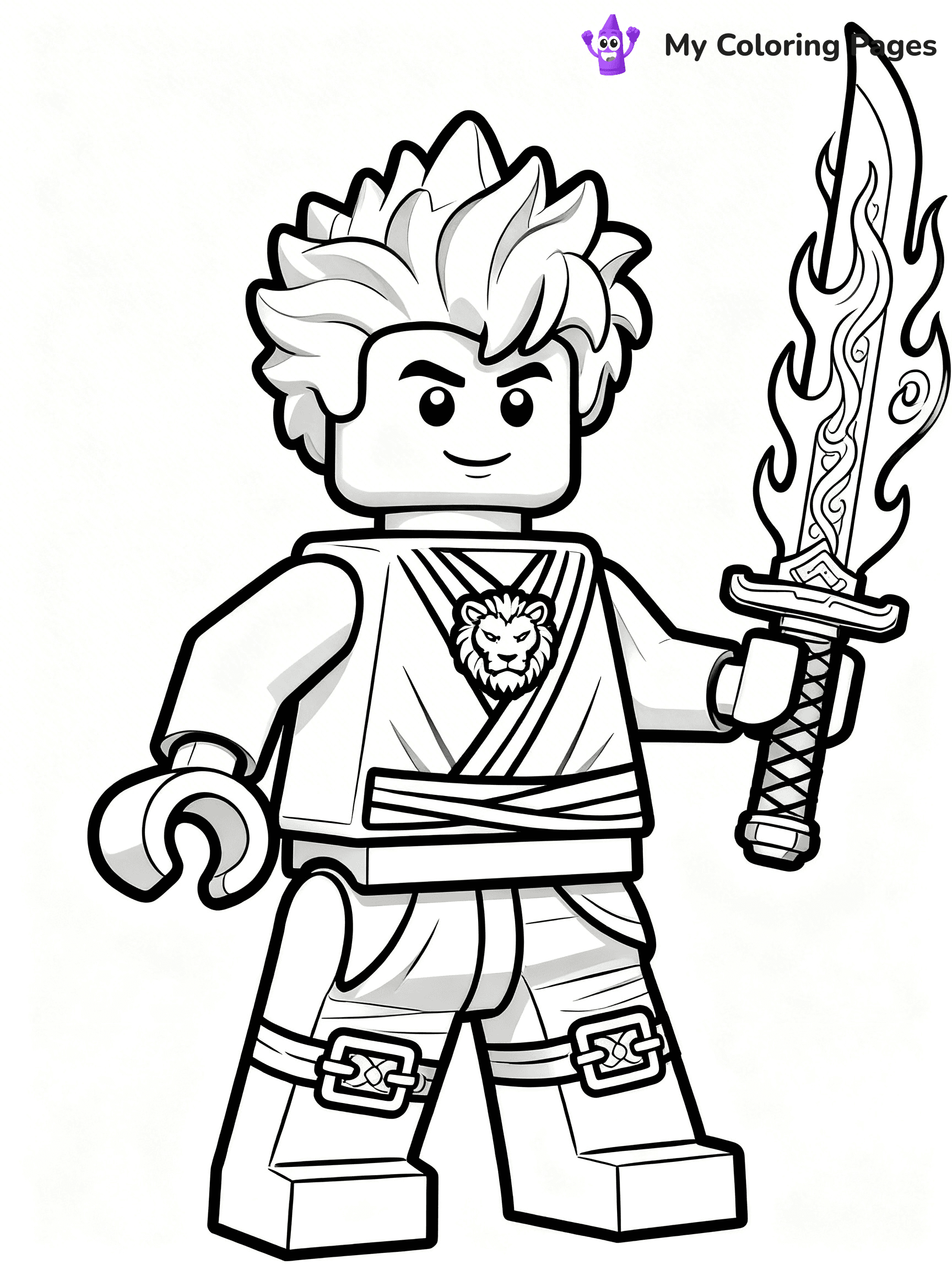 Cole Ninjago Coloring Pages - 22