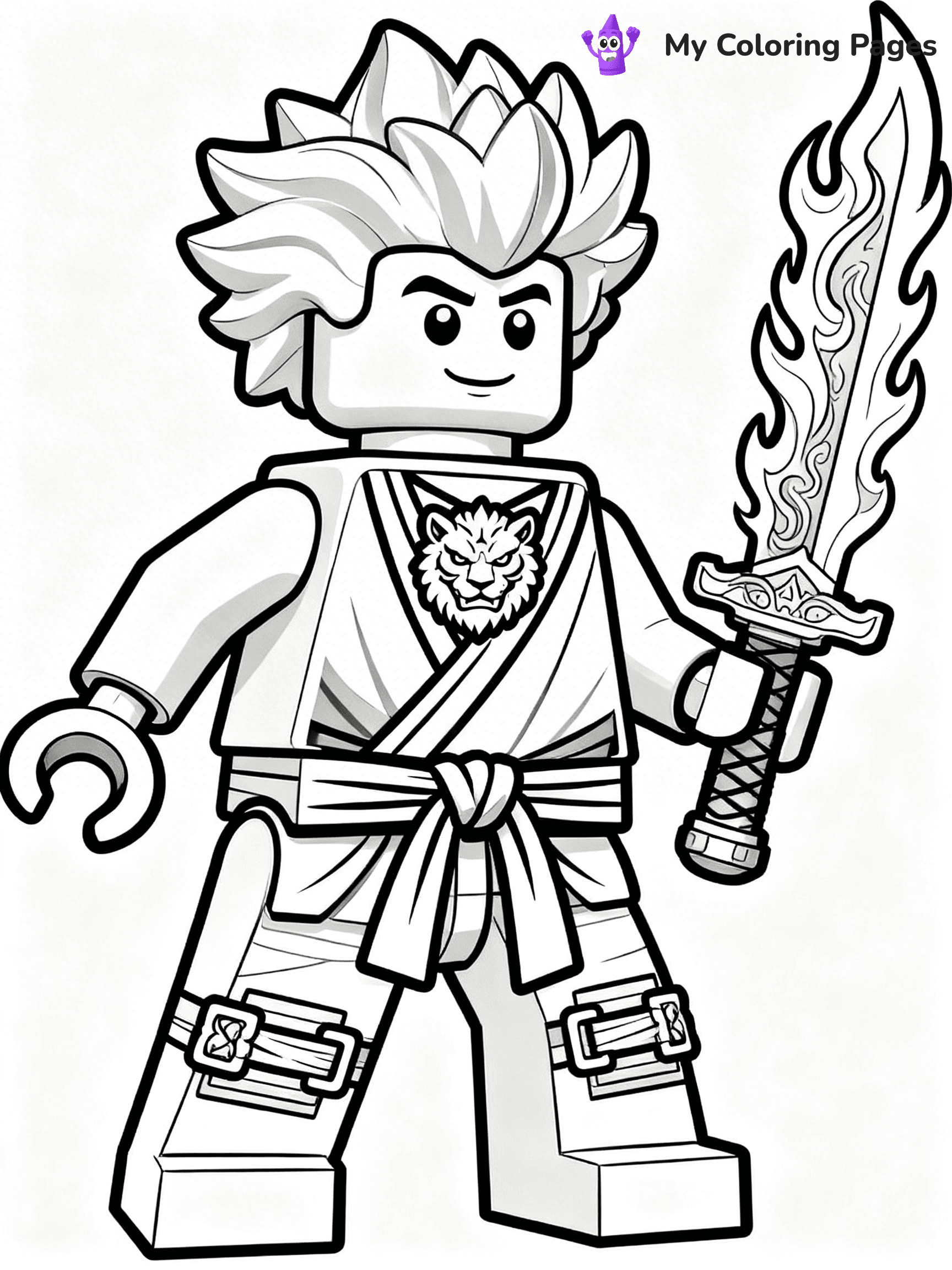Cole Ninjago Coloring Pages - 21