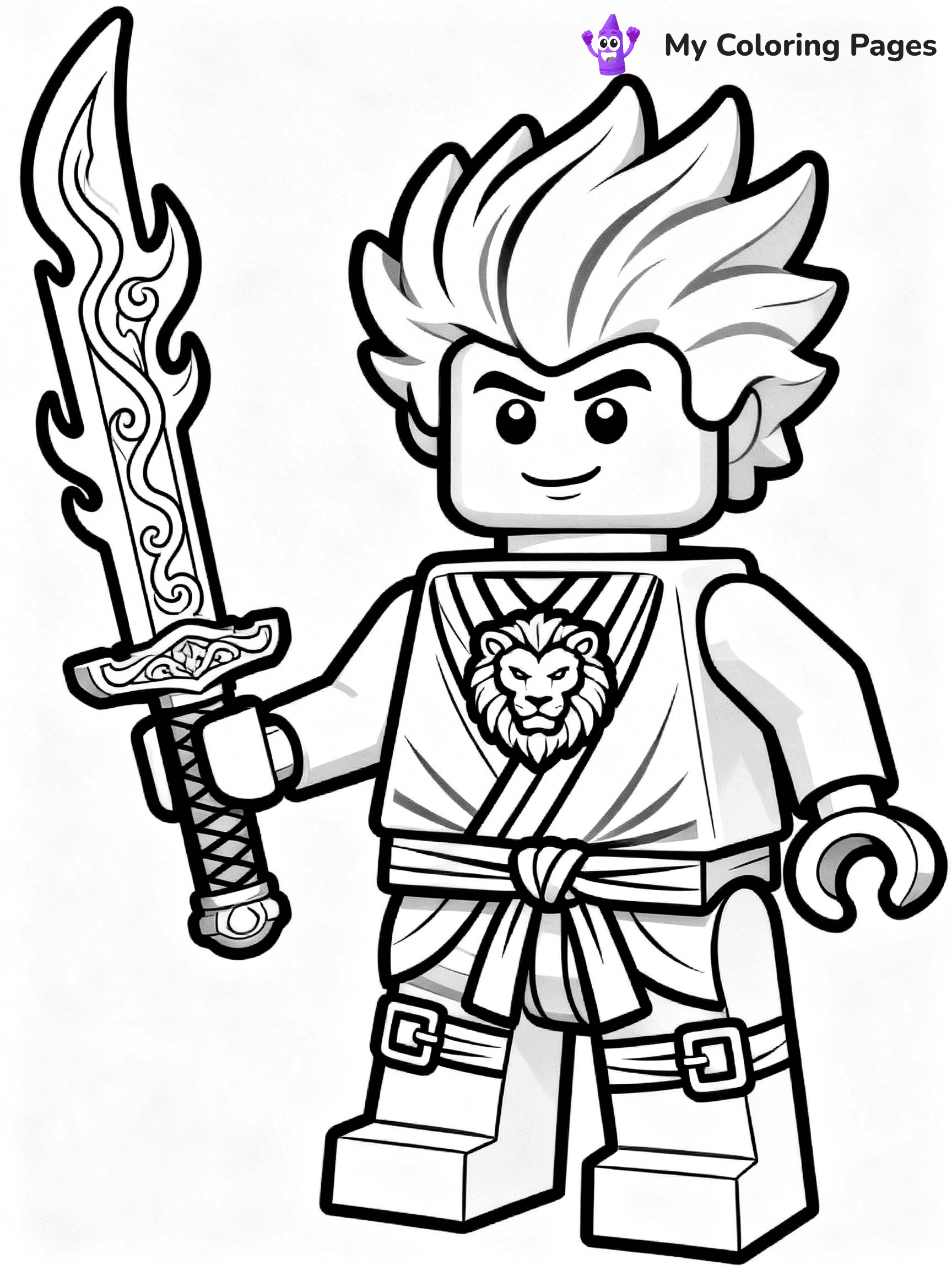 Cole Ninjago Coloring Pages - 20