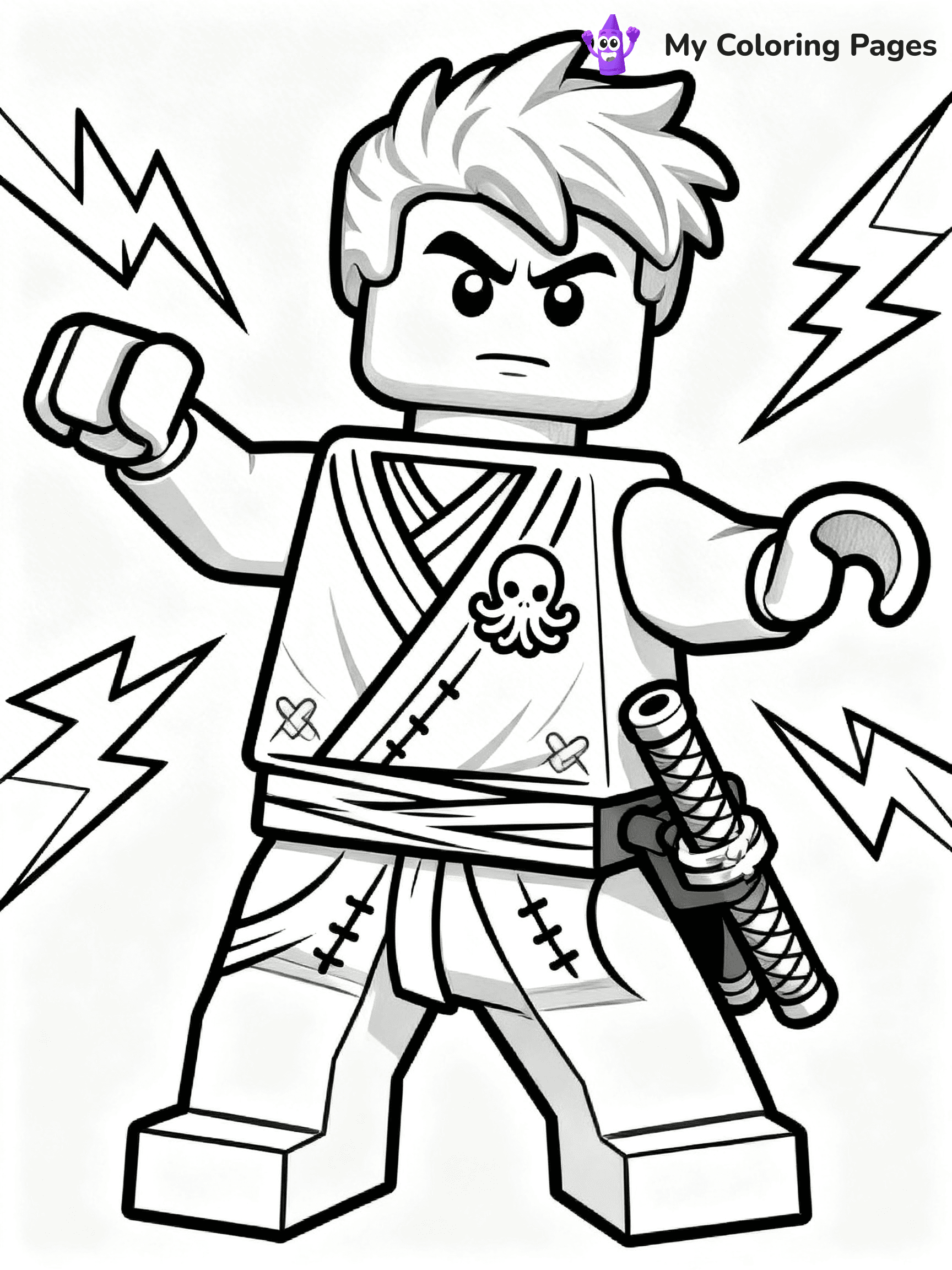 Cole Ninjago Coloring Pages - 18