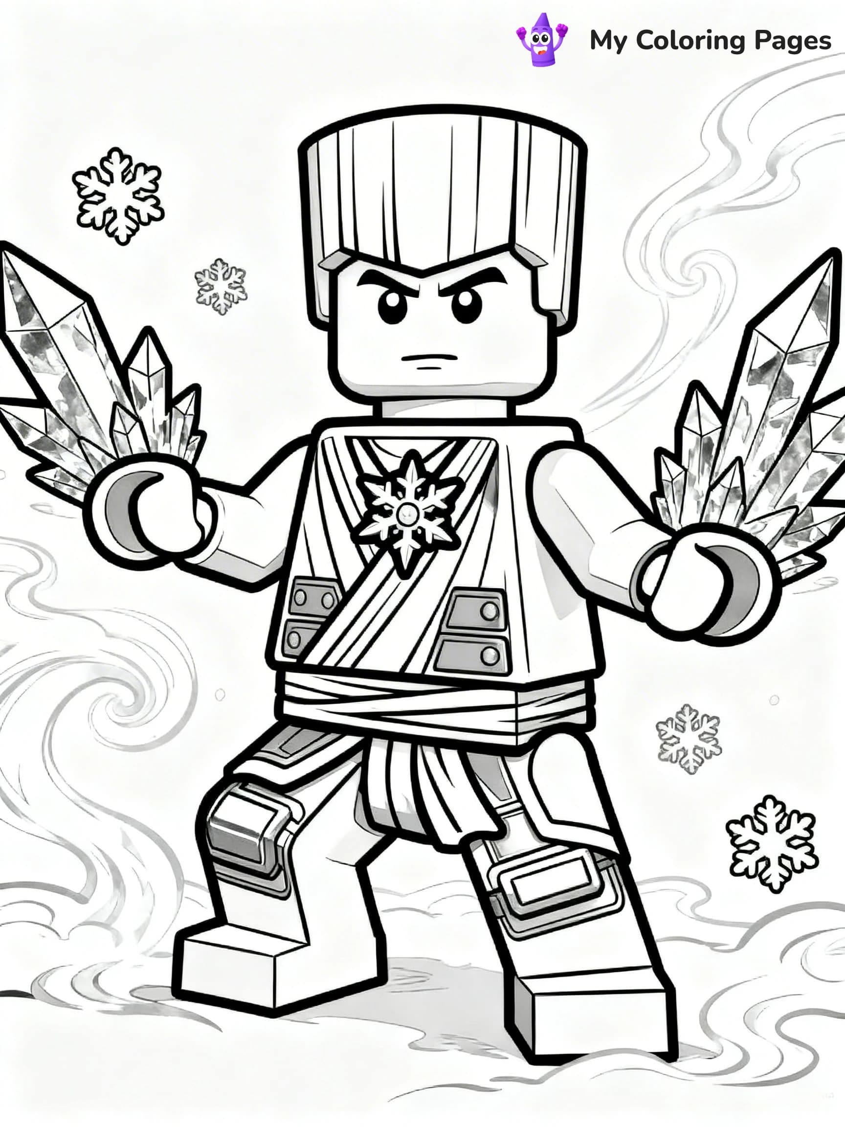 Cole Ninjago Coloring Pages - 14