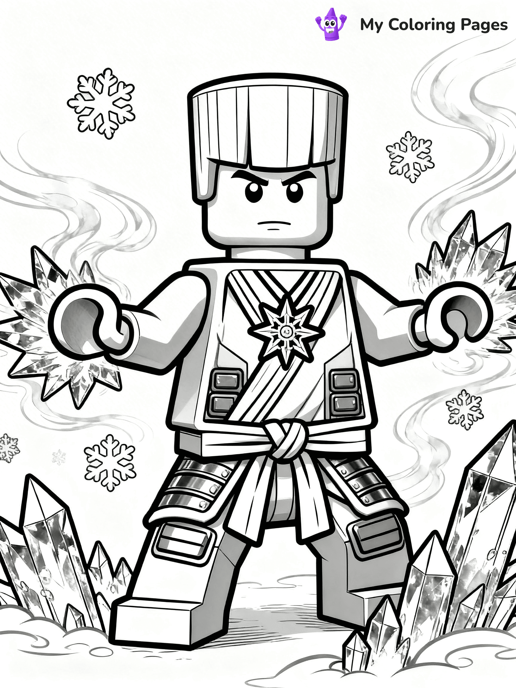 Cole Ninjago Coloring Pages - 11