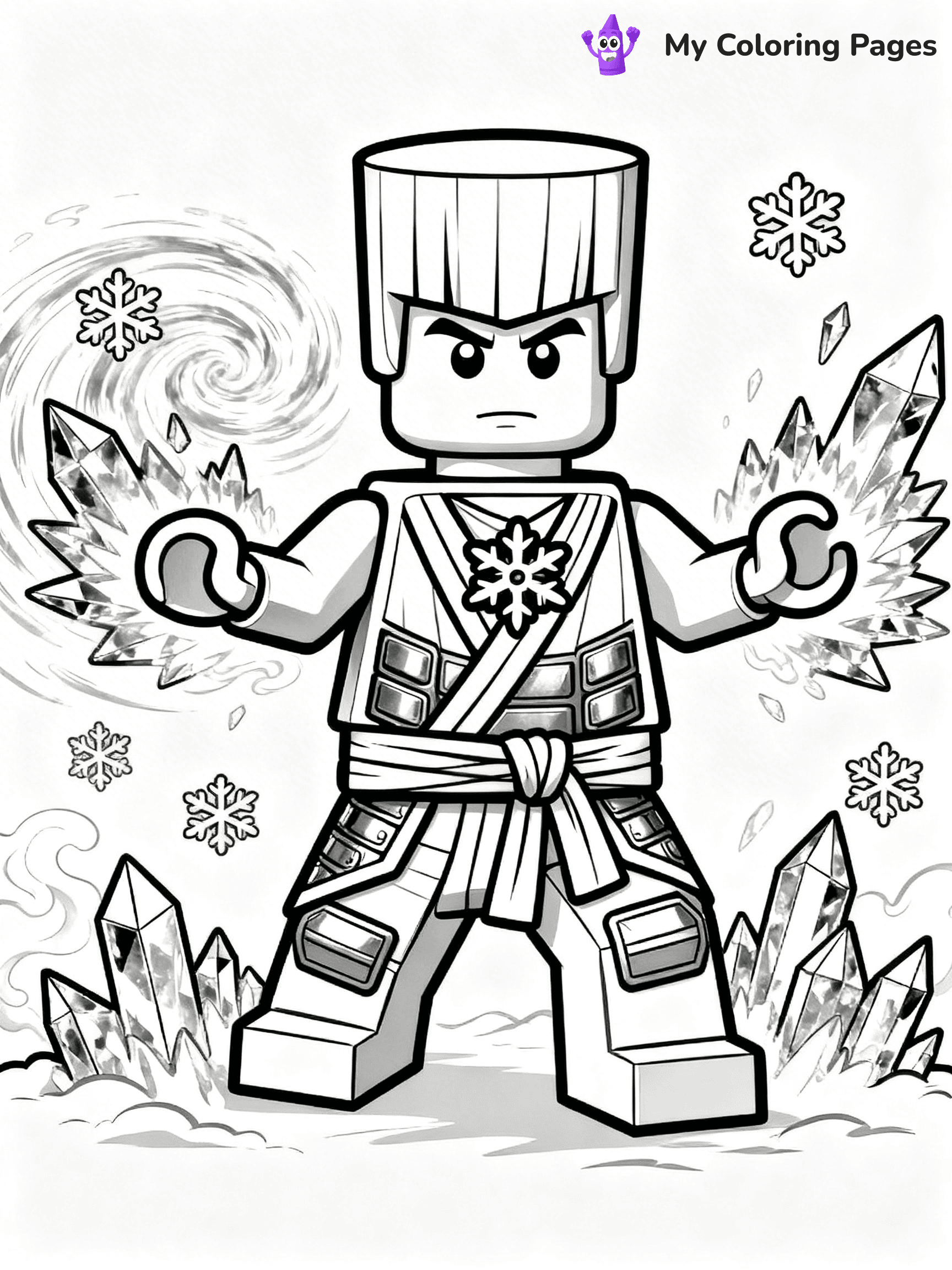 Cole Ninjago Coloring Pages - 10