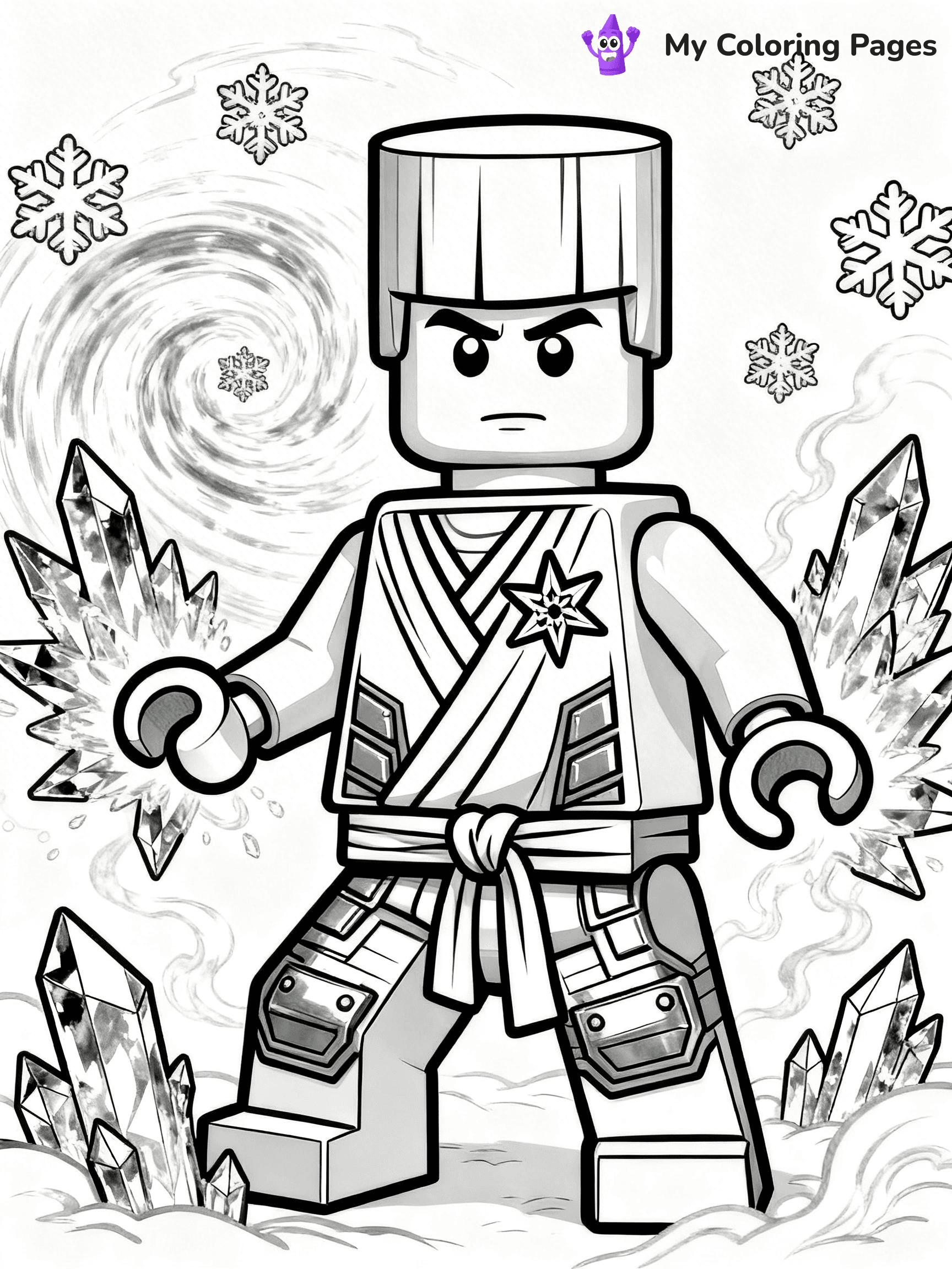 Cole Ninjago Coloring Pages - 9