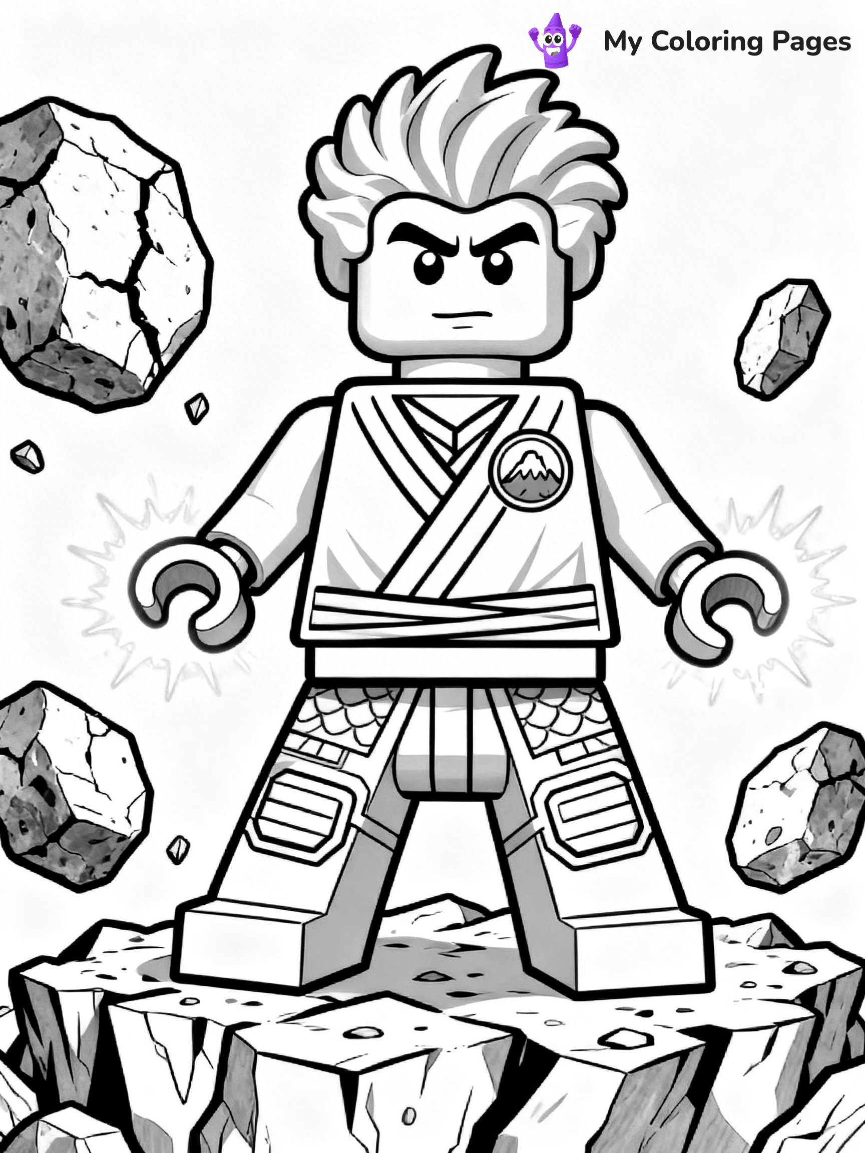 Cole Ninjago Coloring Pages - 5