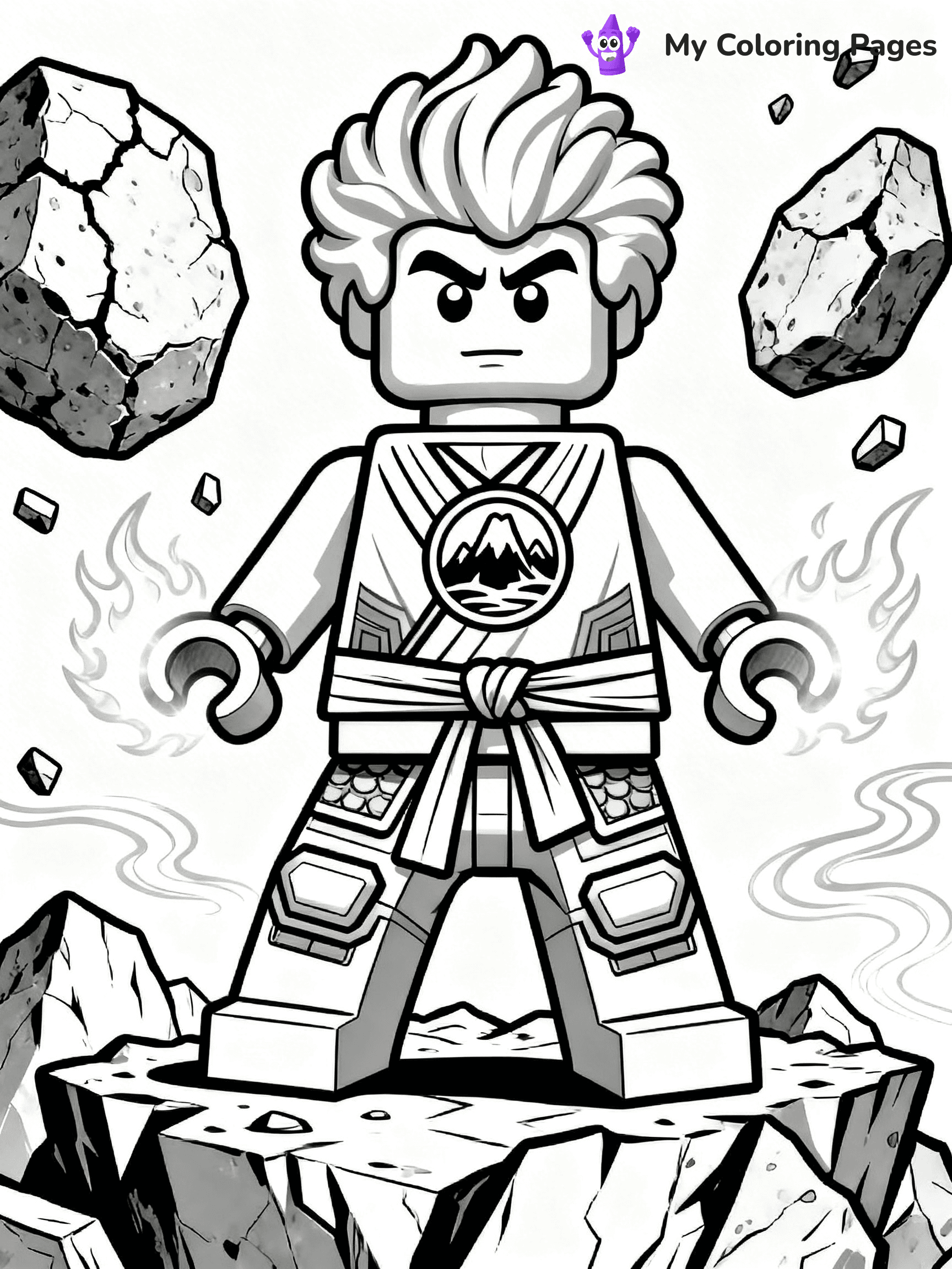 Cole Ninjago Coloring Pages - 4