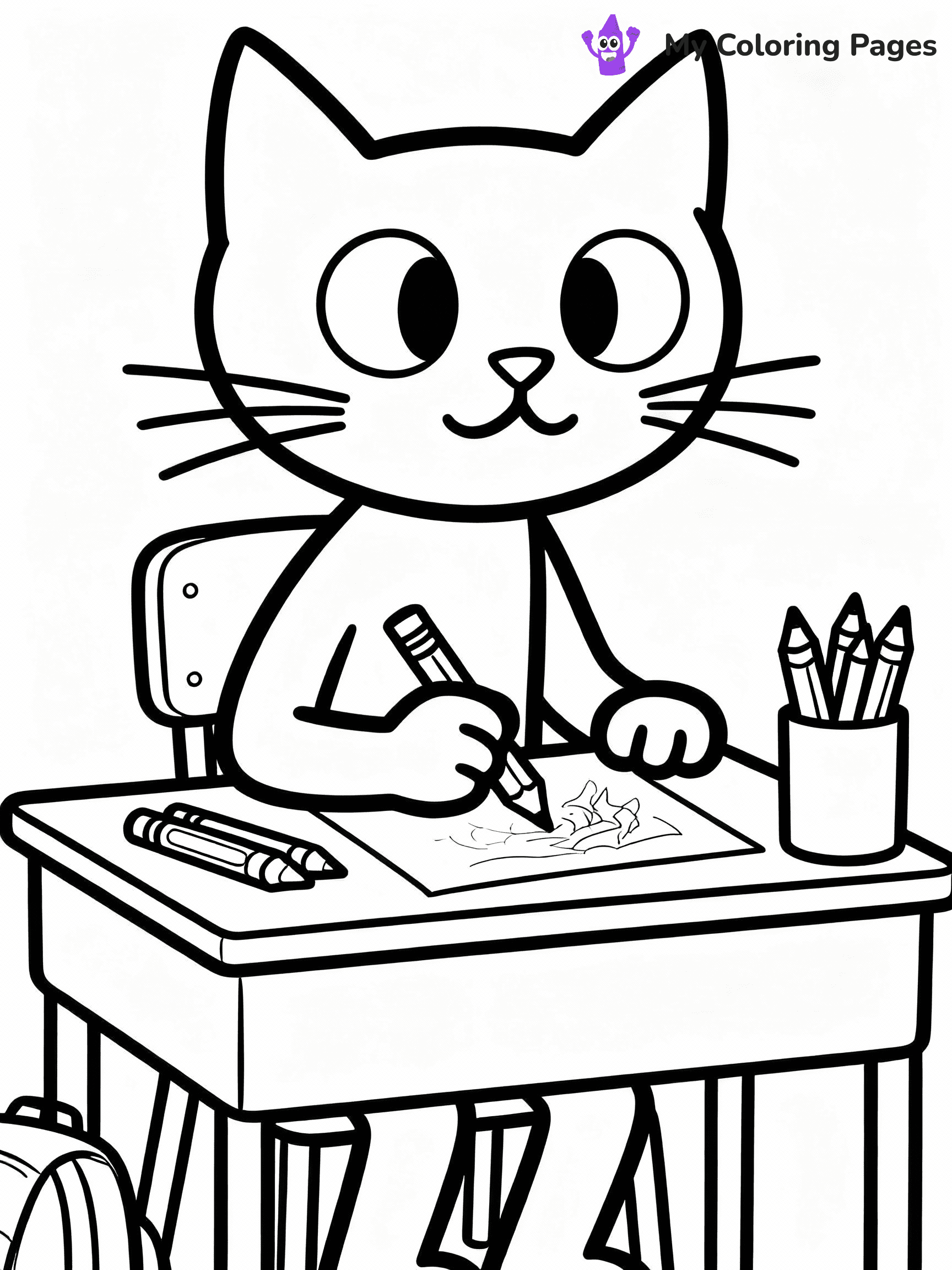 Pete The Cat Coloring Pages - 14