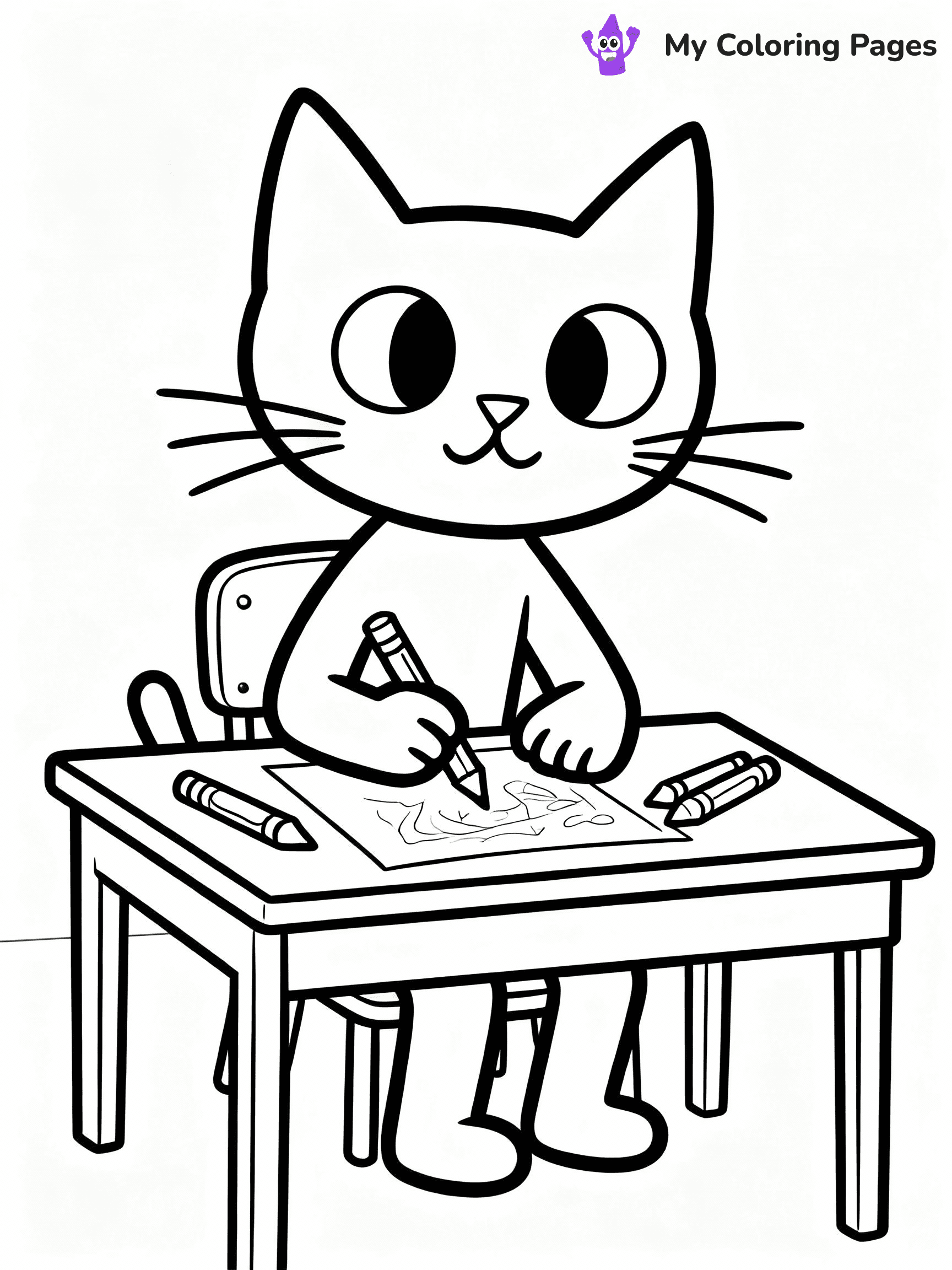 Pete The Cat Coloring Pages - 8