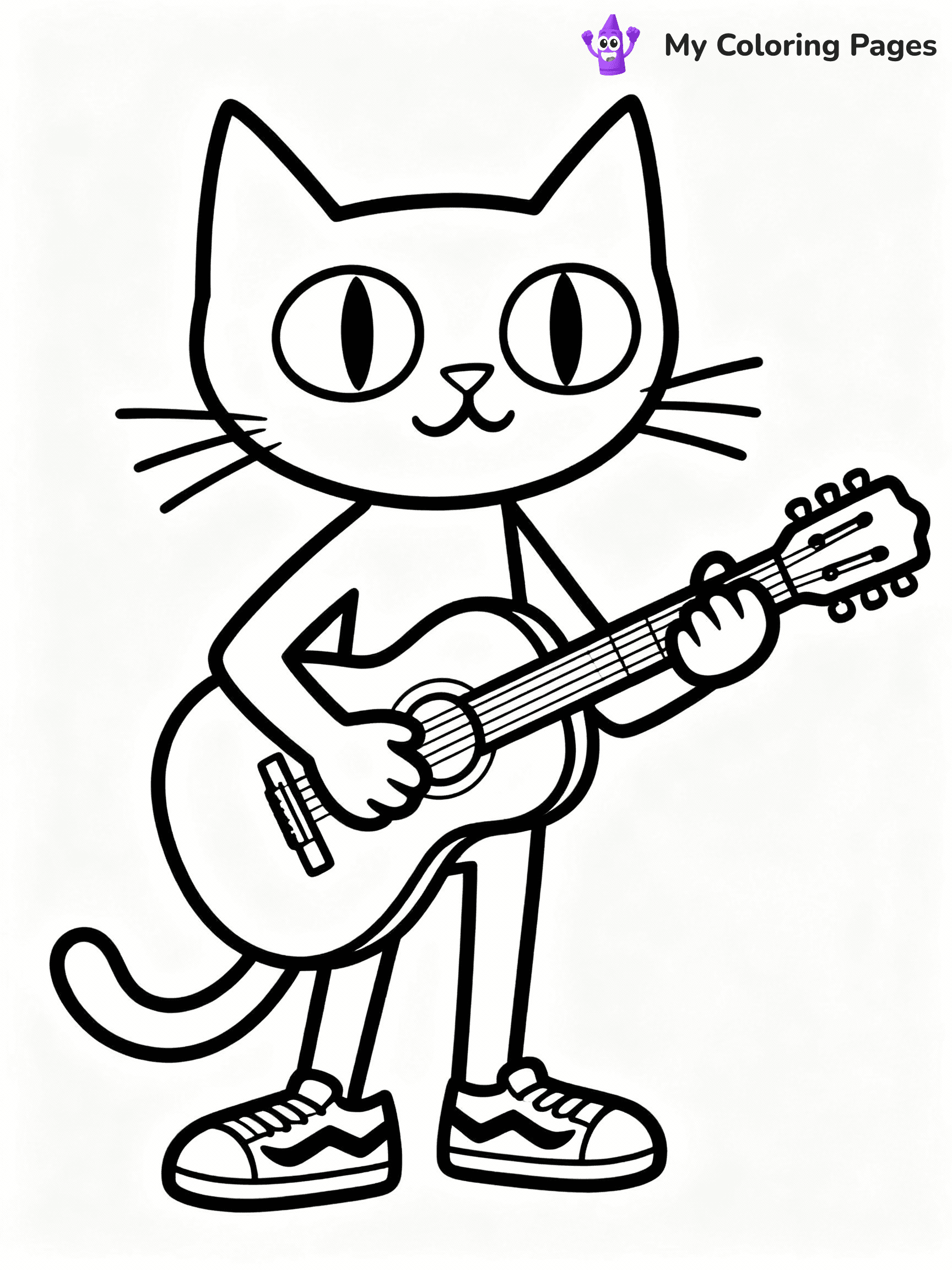 Pete The Cat Coloring Pages - 7