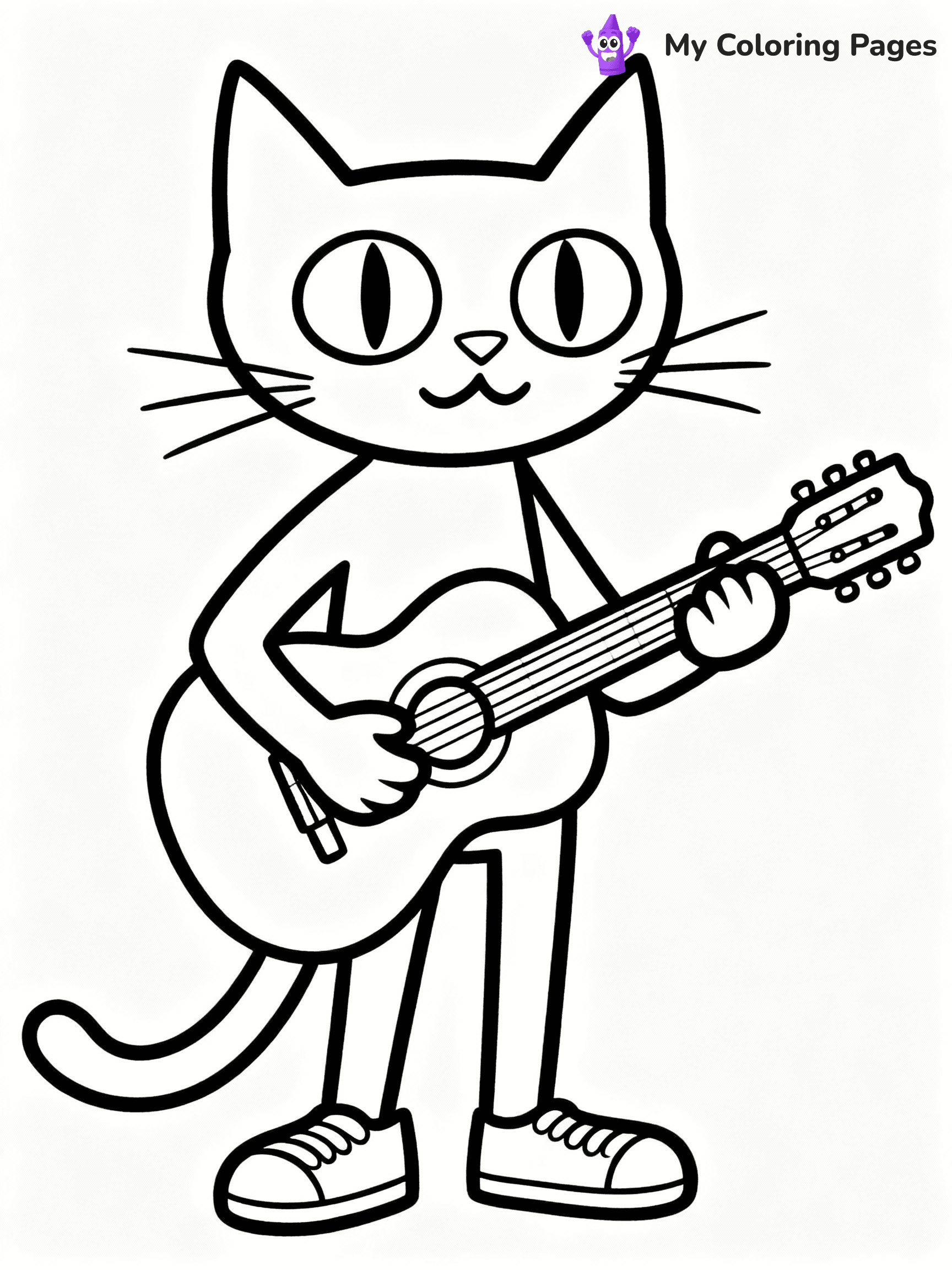 Pete The Cat Coloring Pages - 5