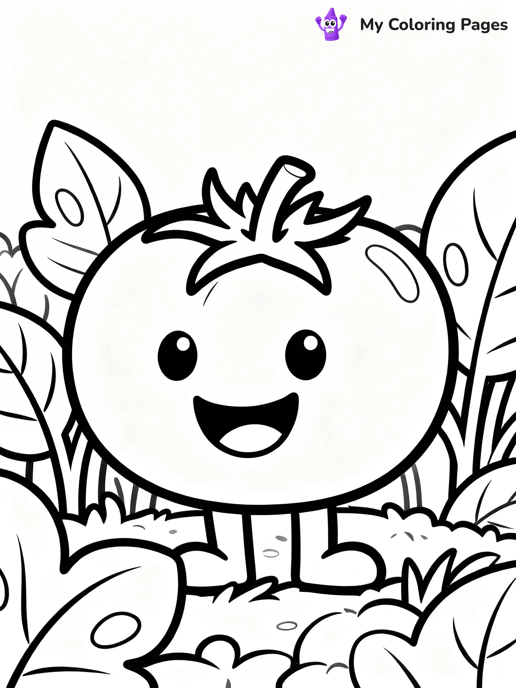 Tomato Coloring Pages - 46