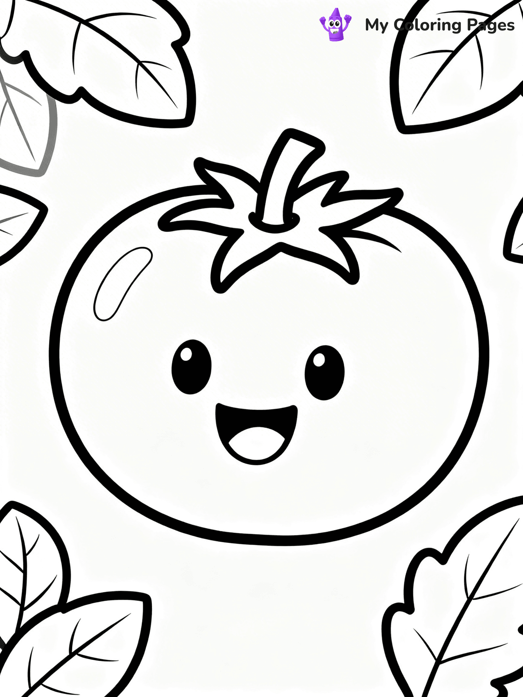 Tomato Coloring Pages - 45
