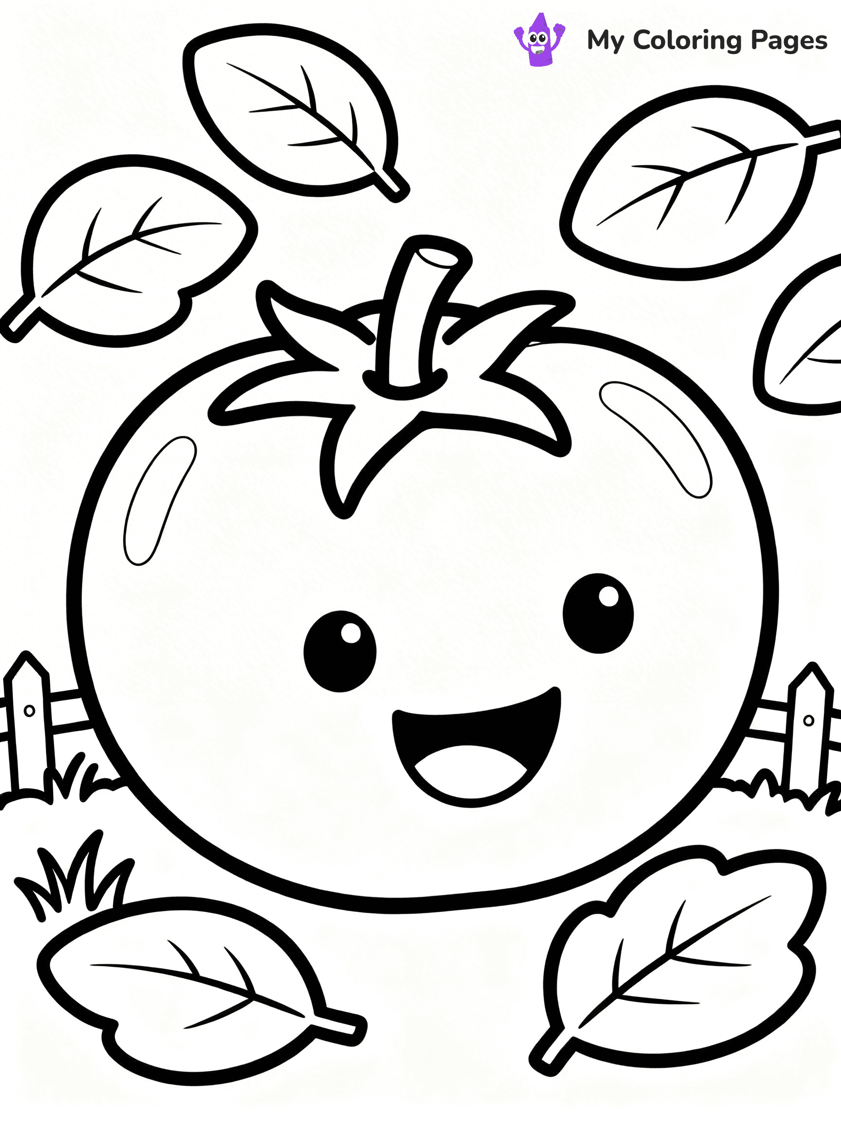 Tomato Coloring Pages - 44