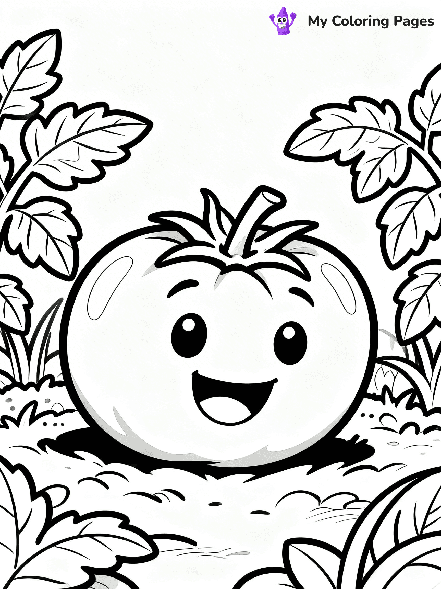 Tomato Coloring Pages - 42