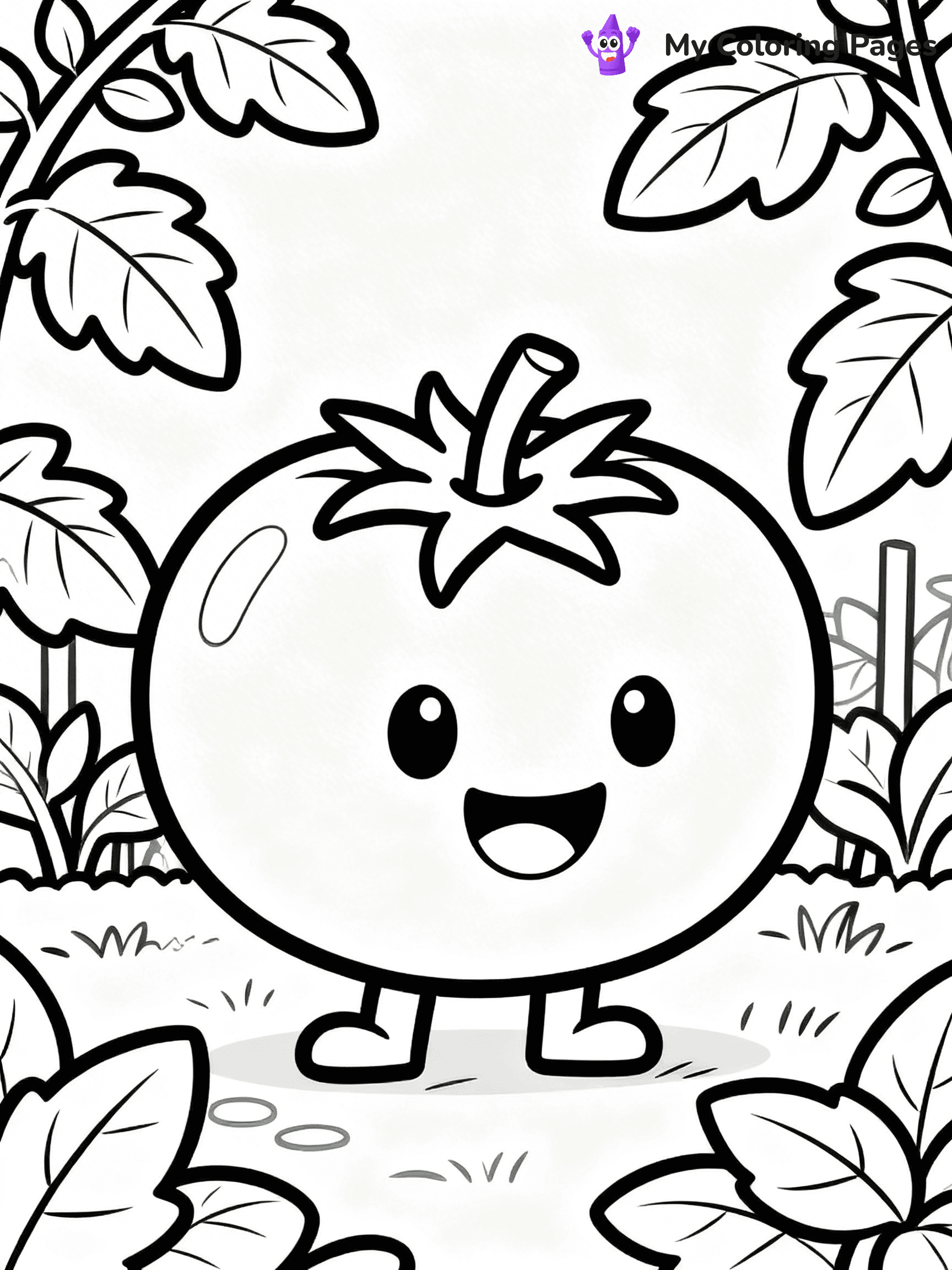 Tomato Coloring Pages - 40