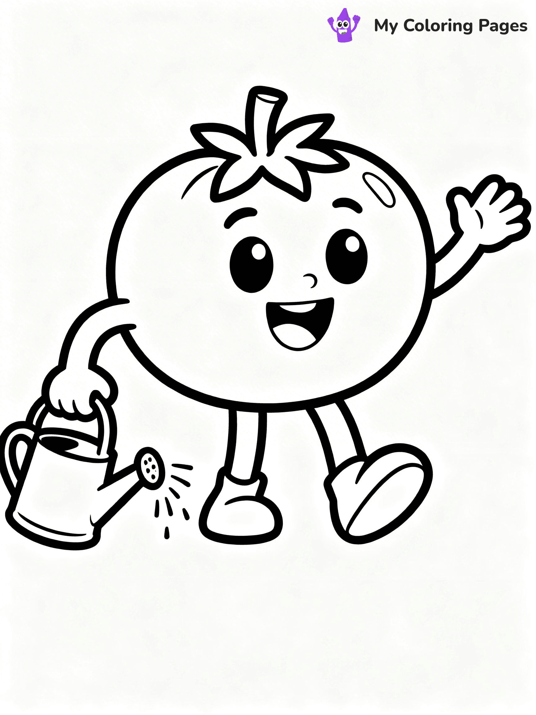 Tomato Coloring Pages - 38