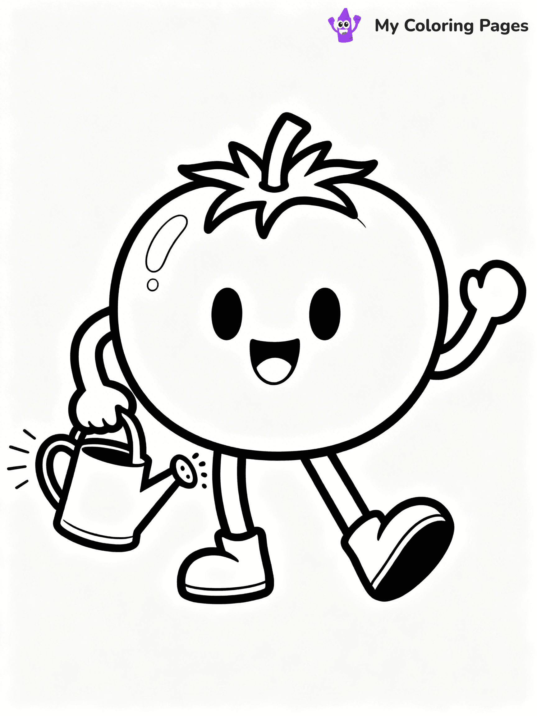 Tomato Coloring Pages - 35