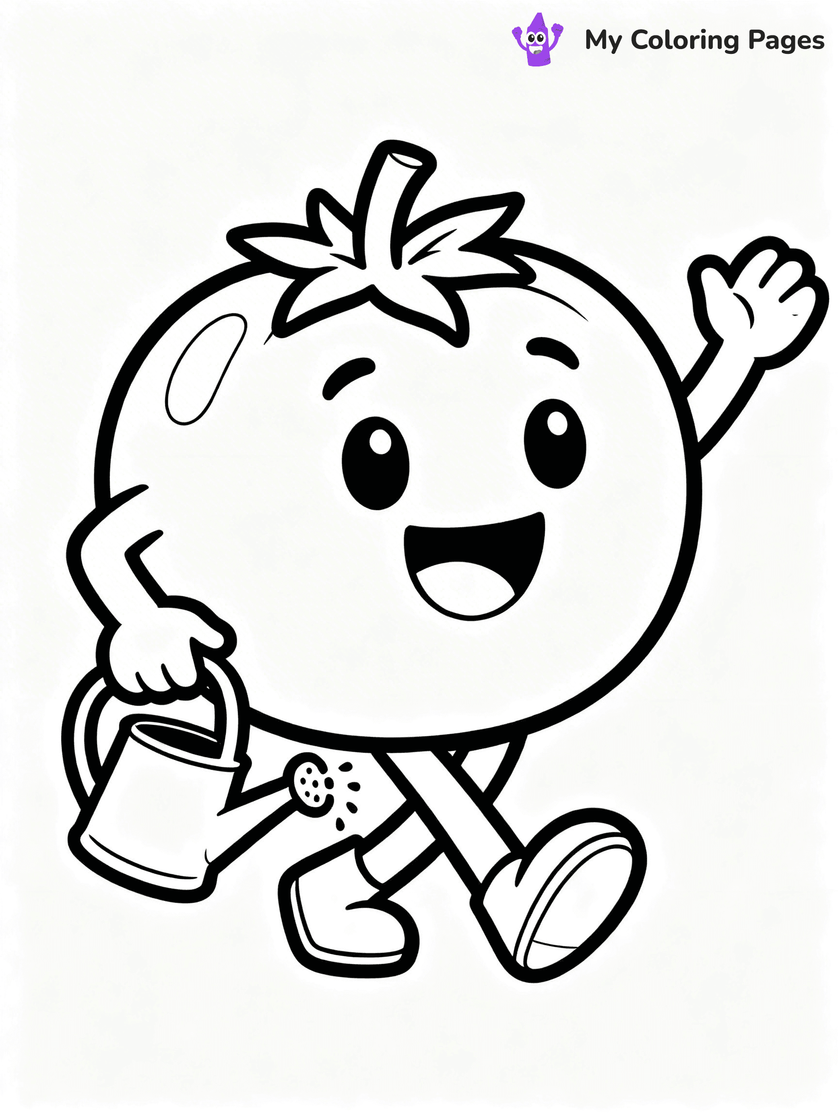 Tomato Coloring Pages - 34