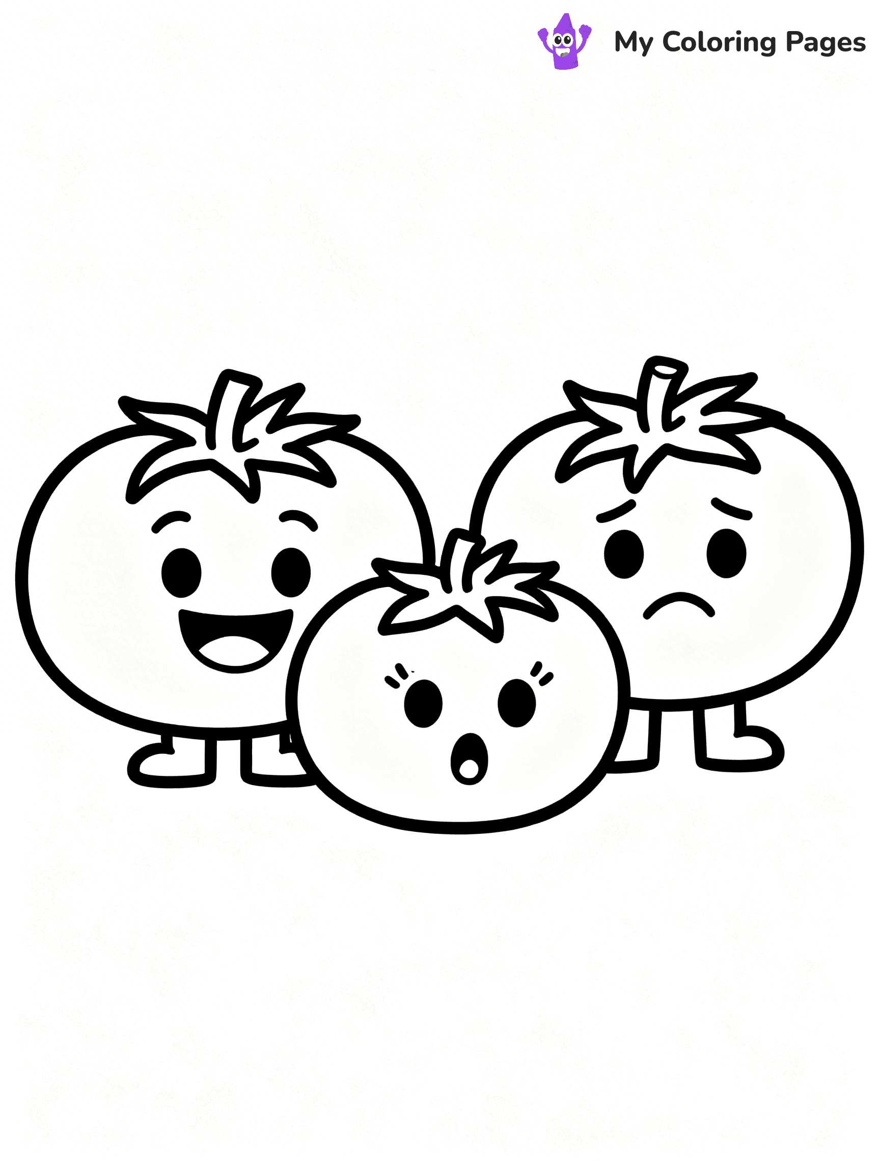 Tomato Coloring Pages - 26