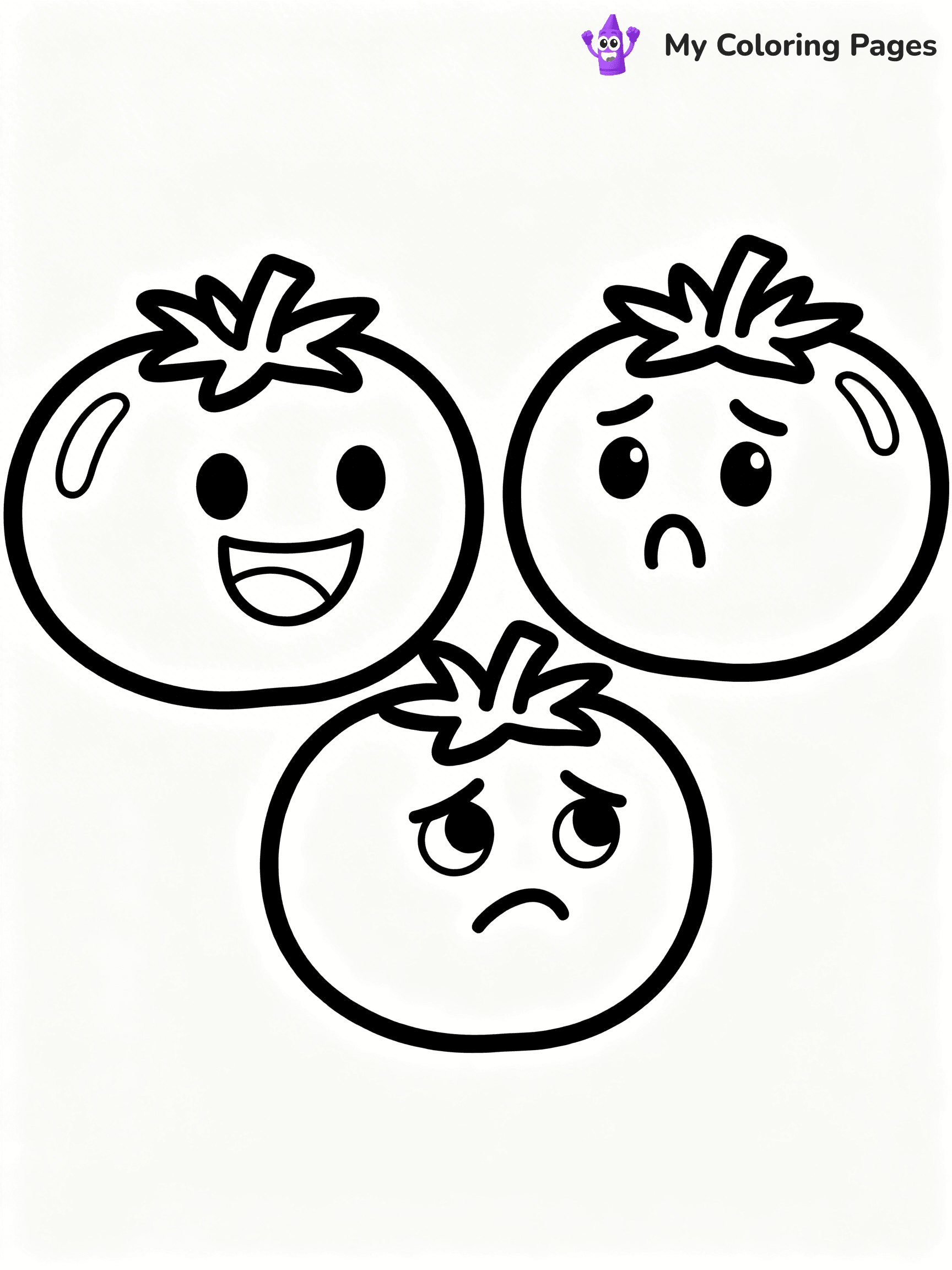 Tomato Coloring Pages - 25