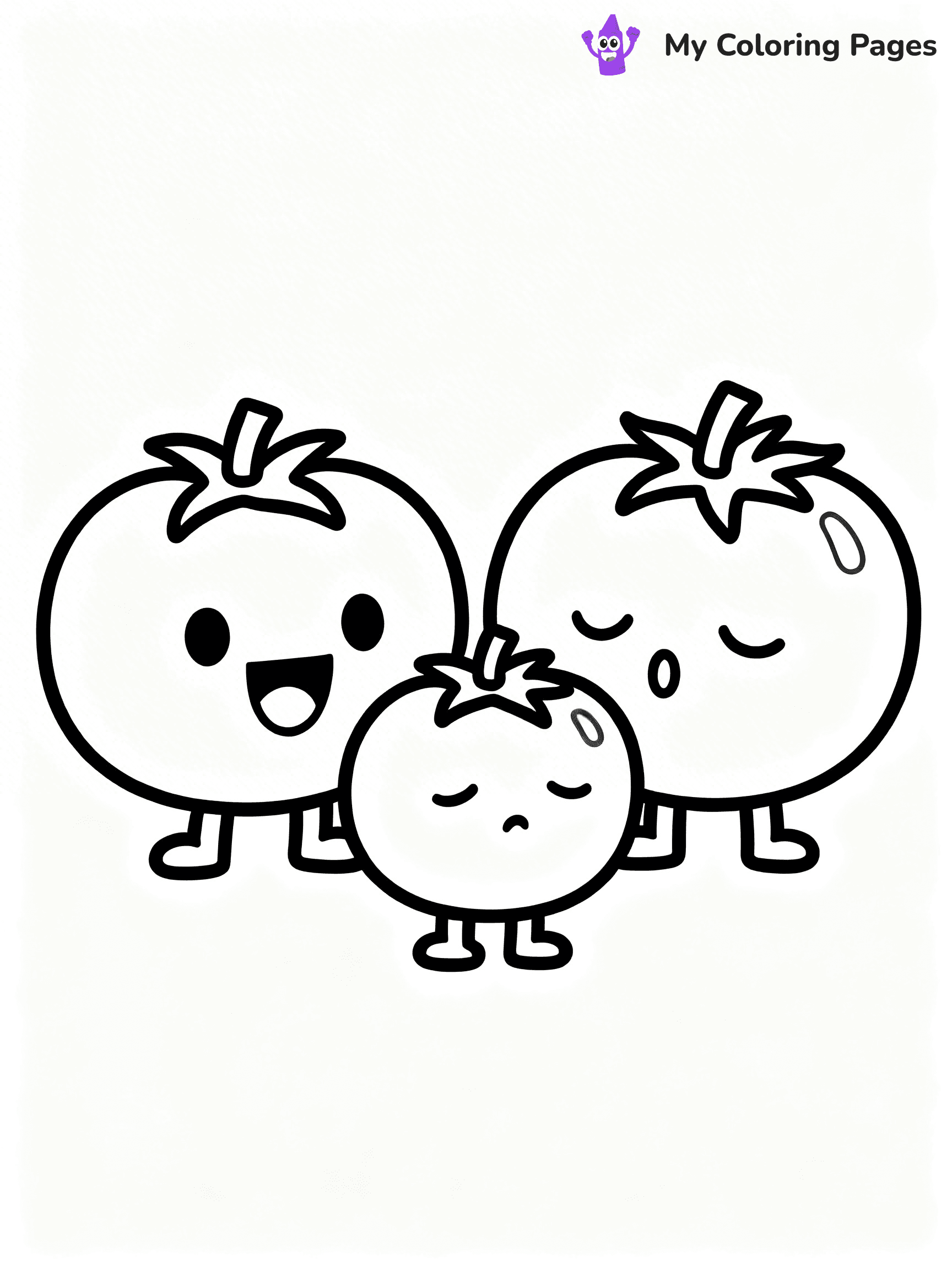 Tomato Coloring Pages - 23