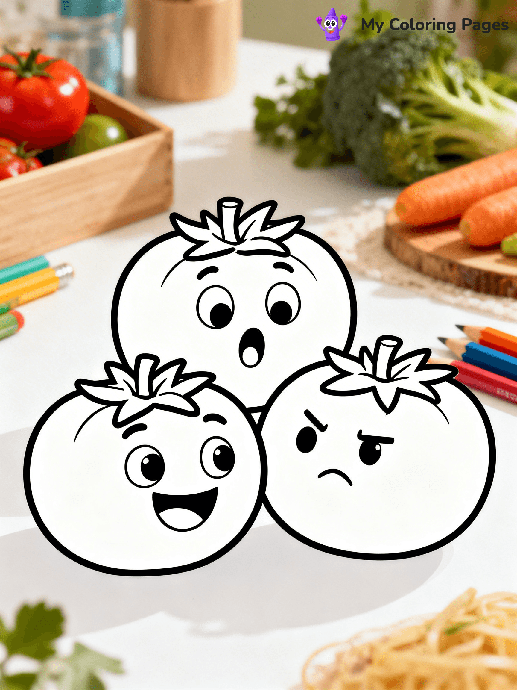 Tomato Coloring Pages - 22