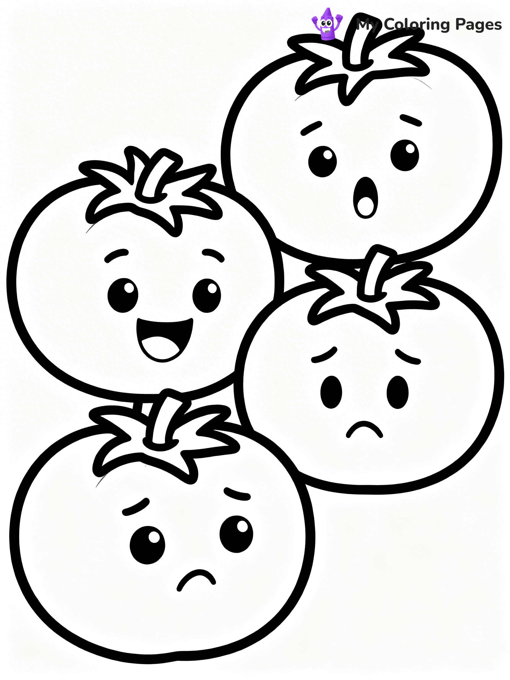 Tomato Coloring Pages - 21