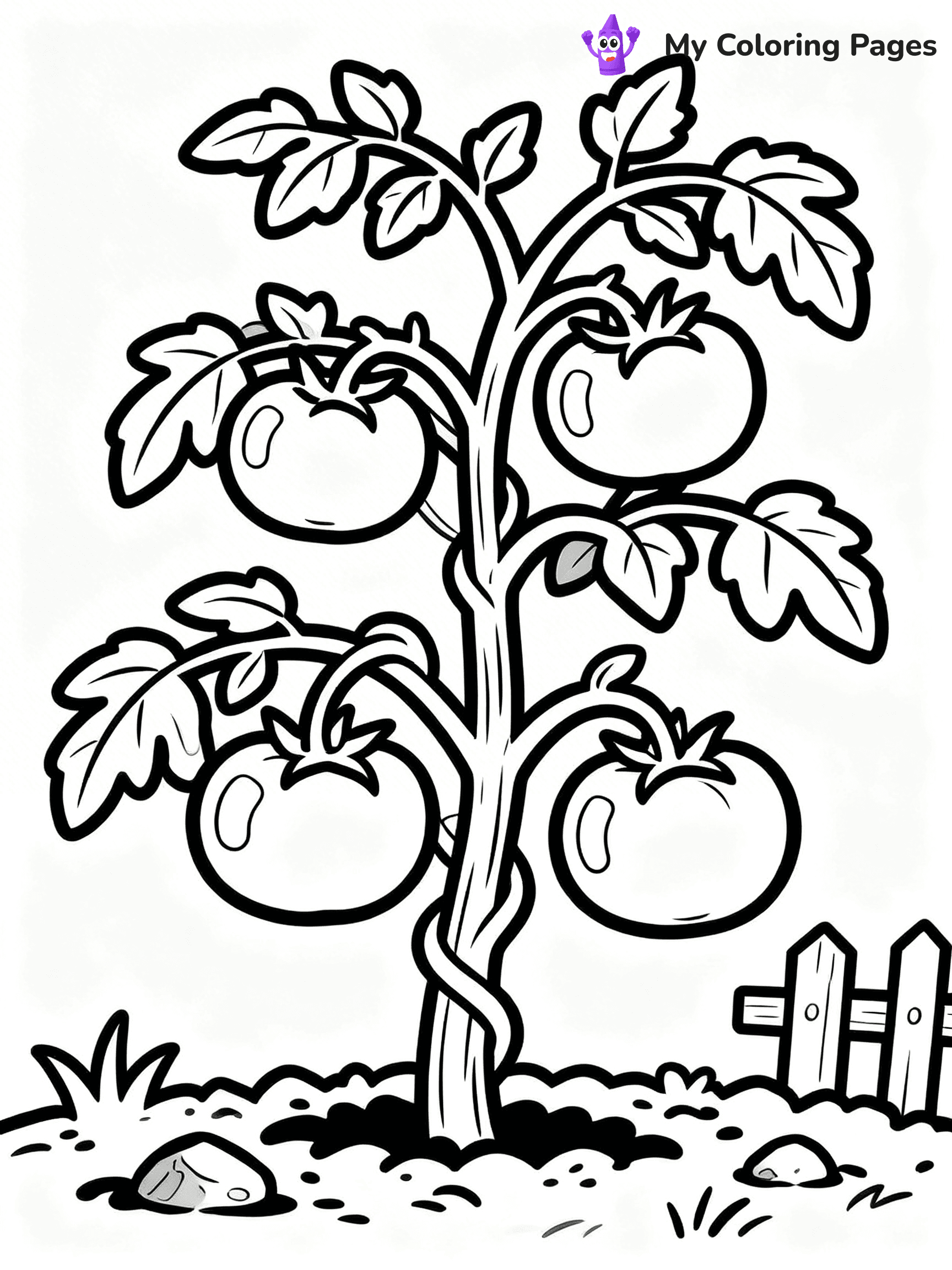 Tomato Coloring Pages - 16