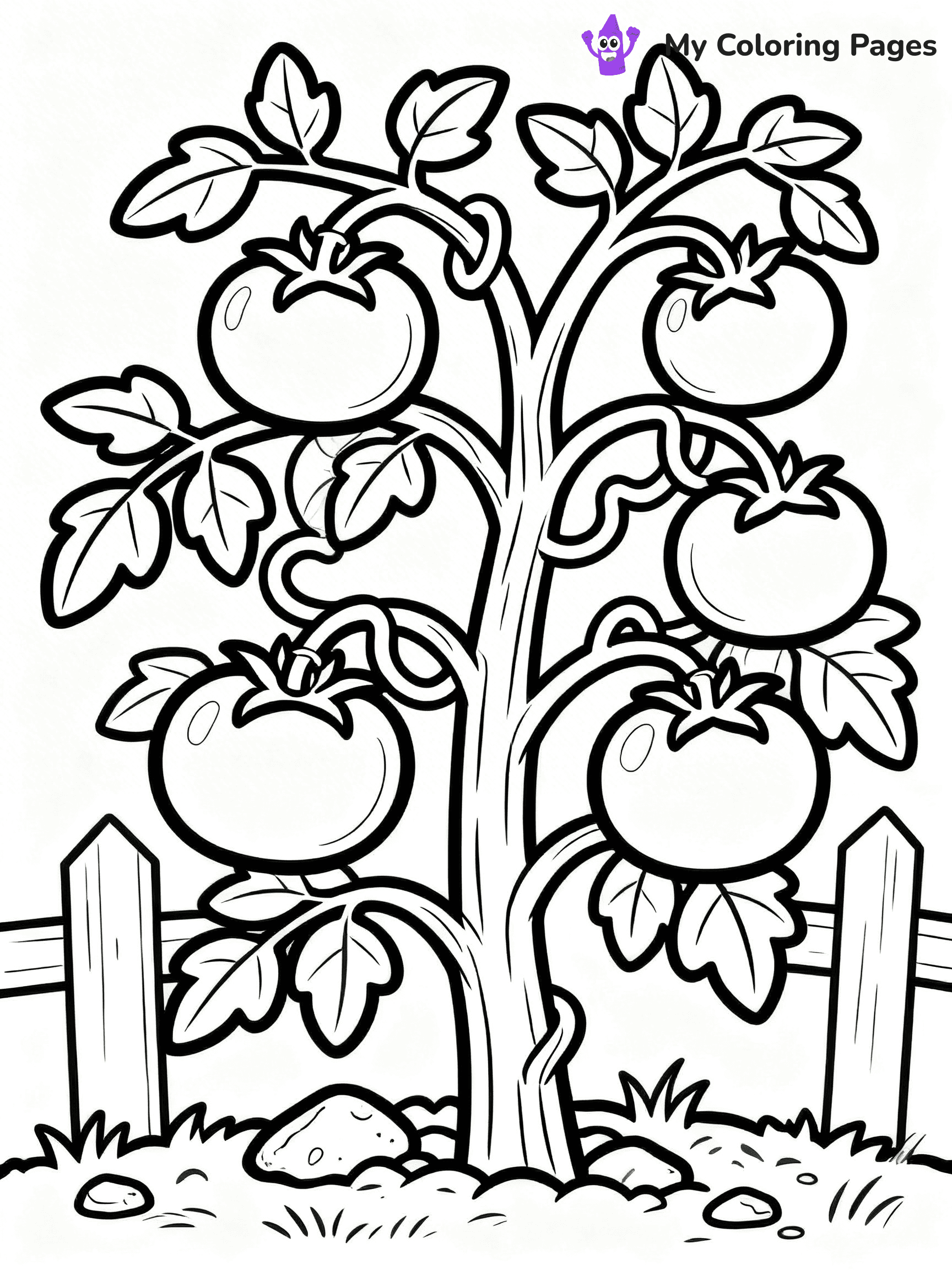 Tomato Coloring Pages - 15