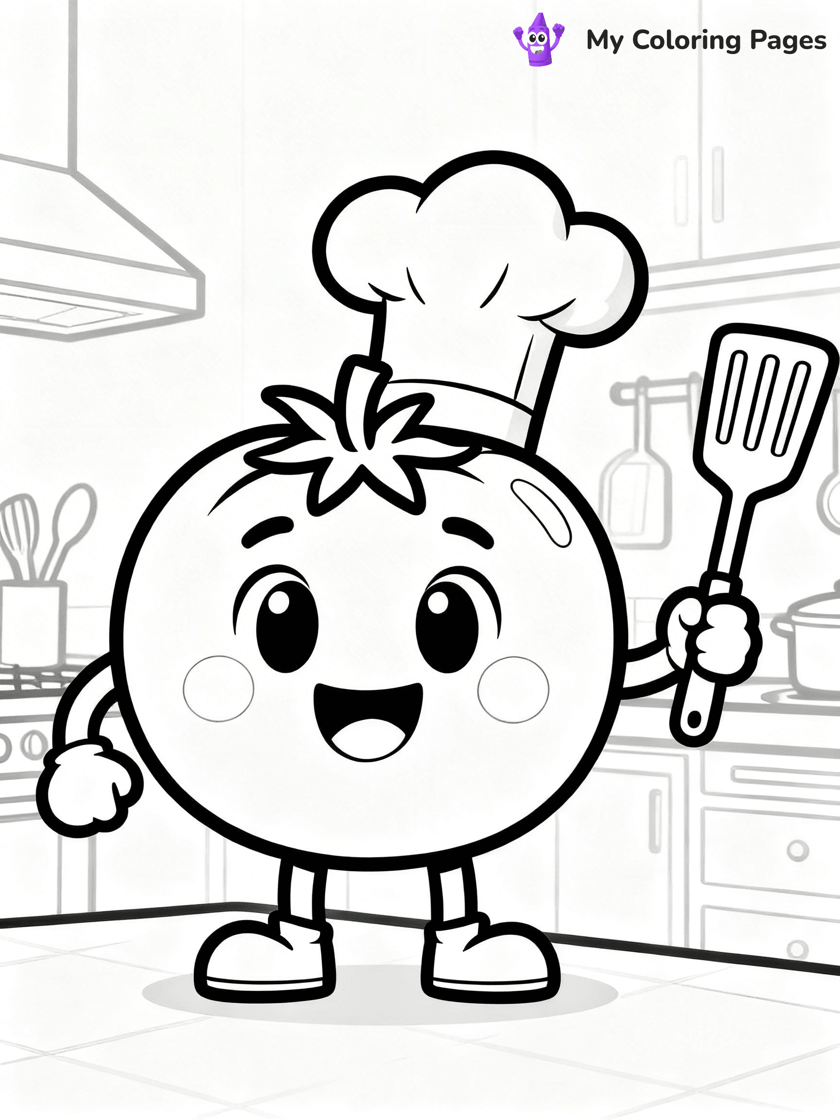 Tomato Coloring Pages - 13