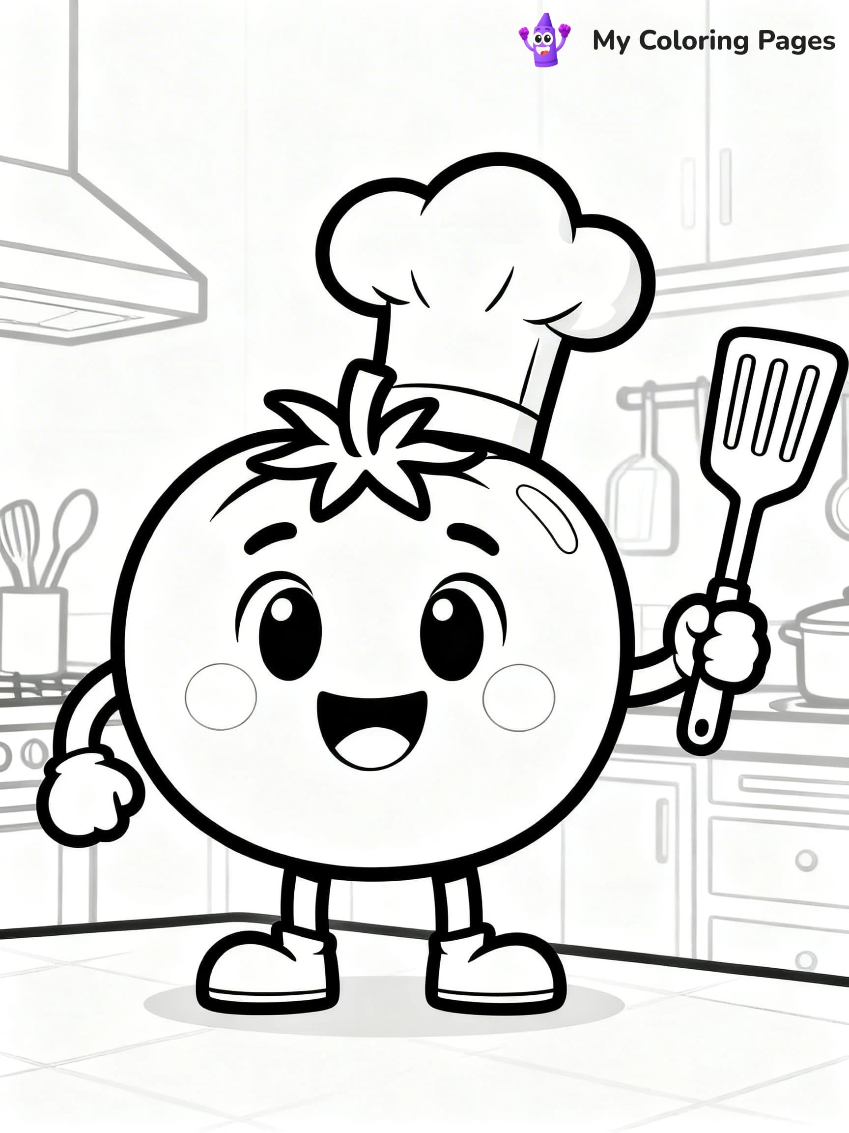 Tomato Coloring Pages - 13