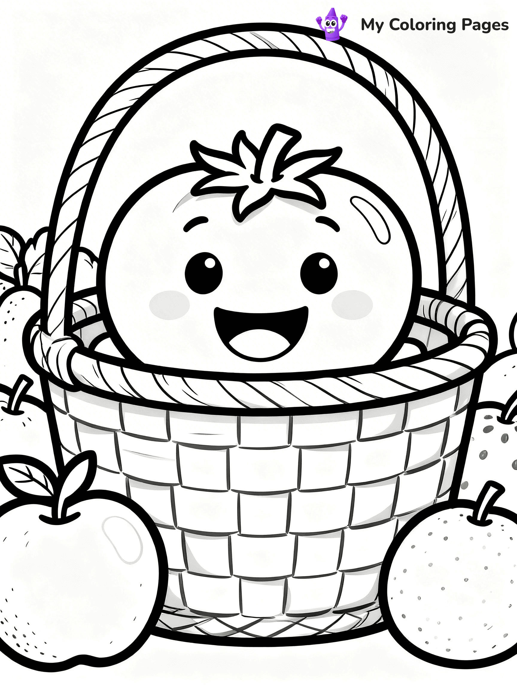Tomato Coloring Pages - 7