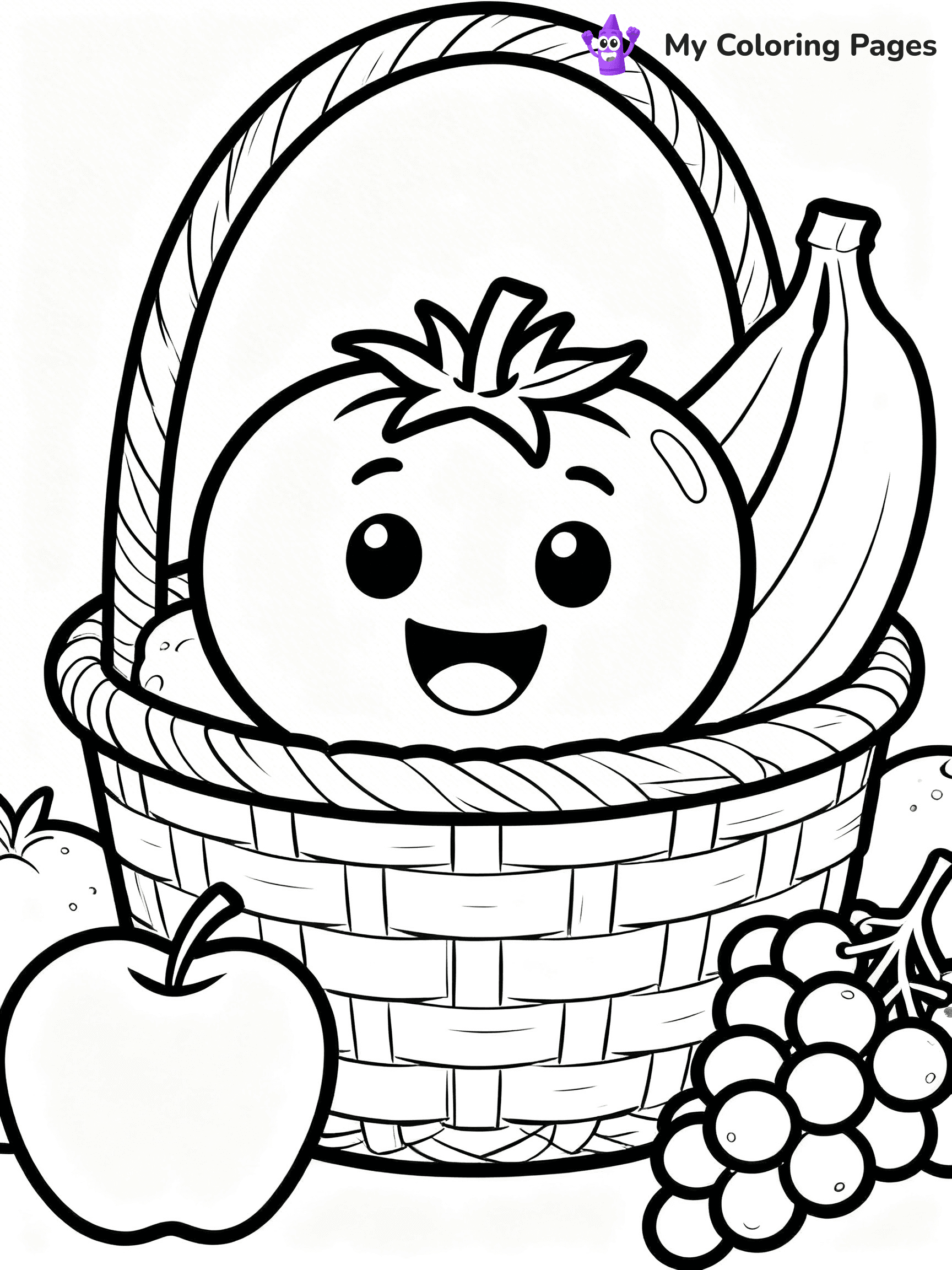 Tomato Coloring Pages - 2
