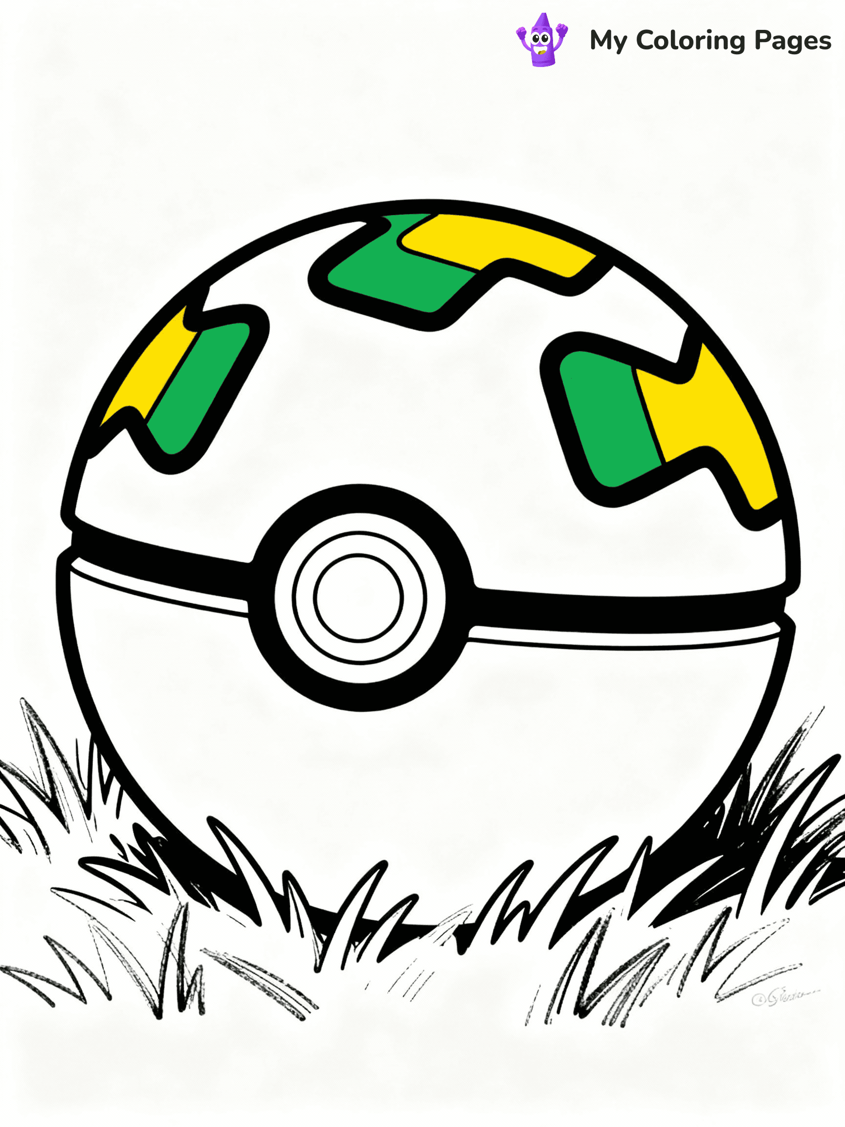 Pokeball Coloring Pages - 7