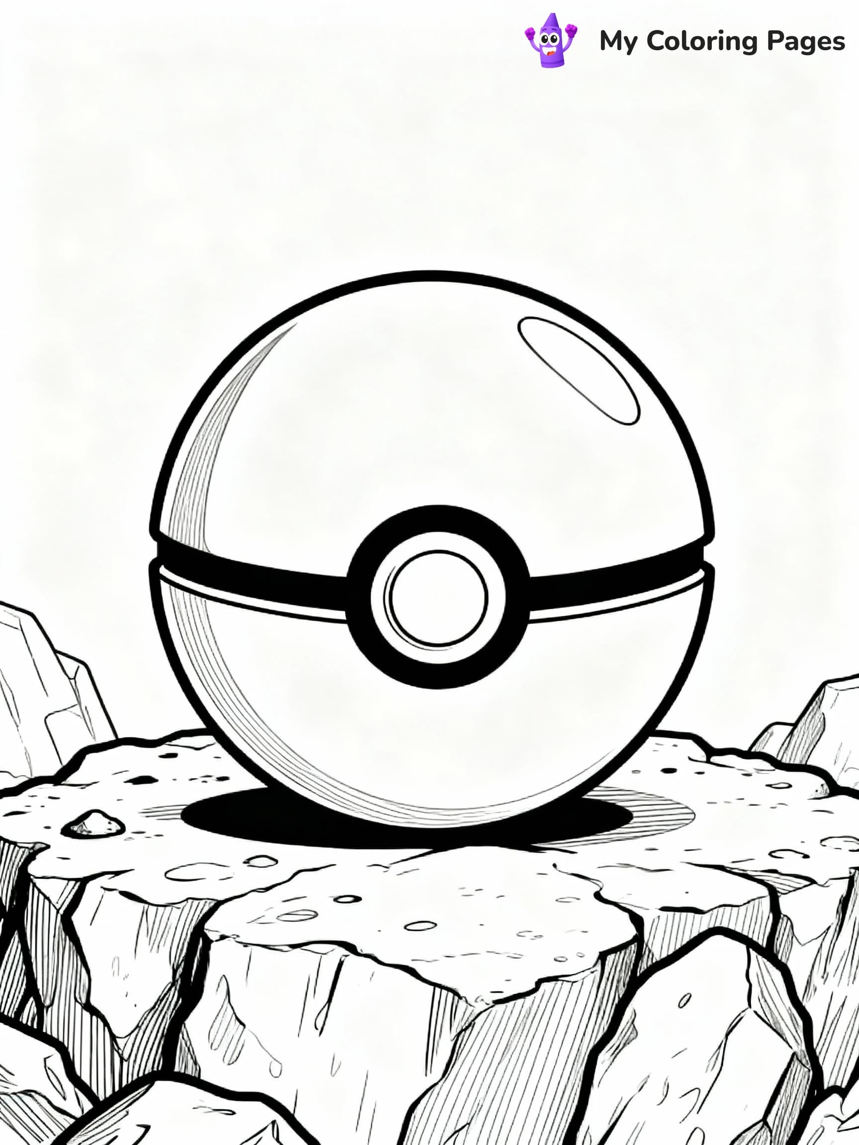 Pokeball Coloring Pages - 1