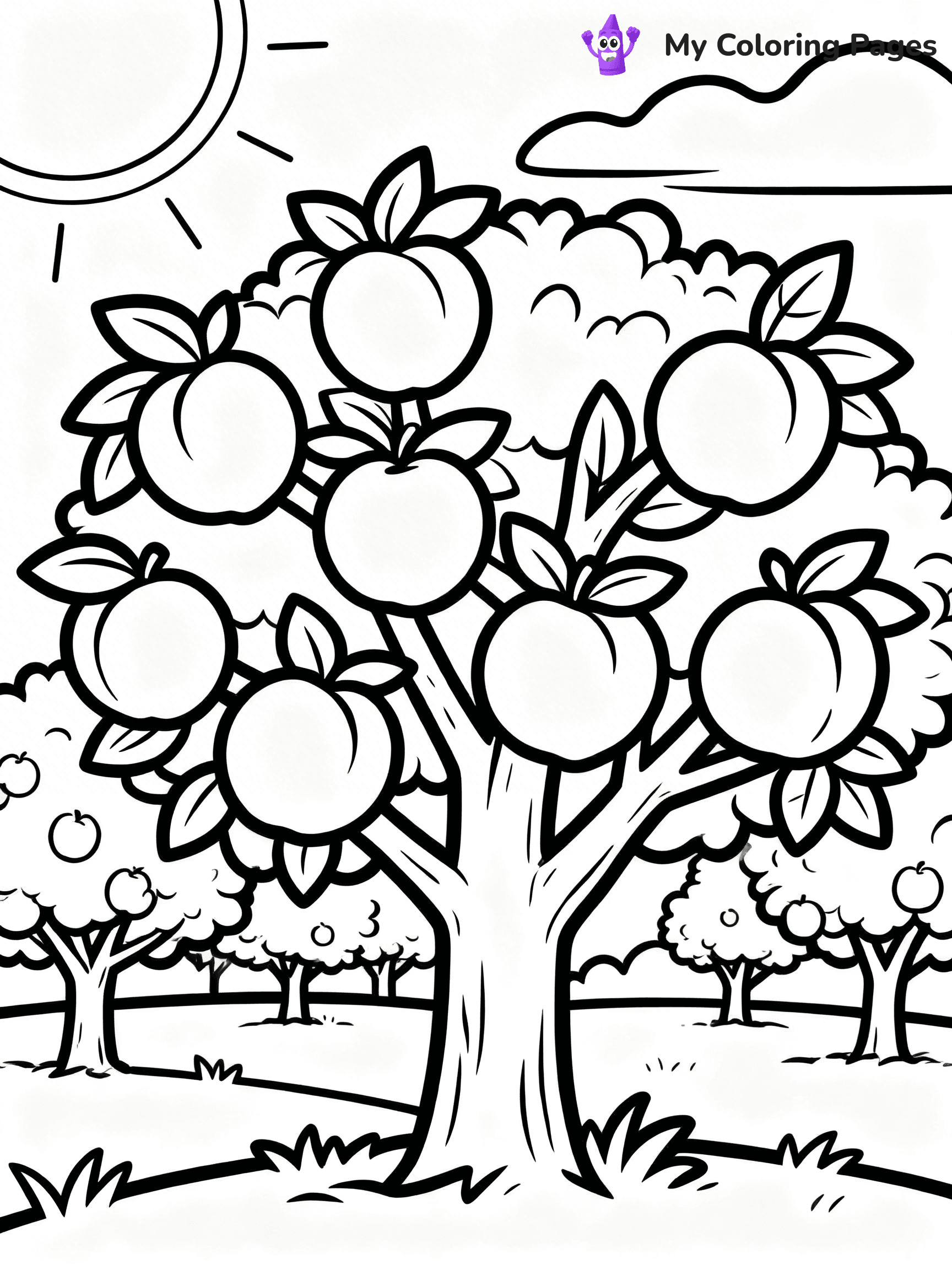 Peaches Coloring Pages - 74