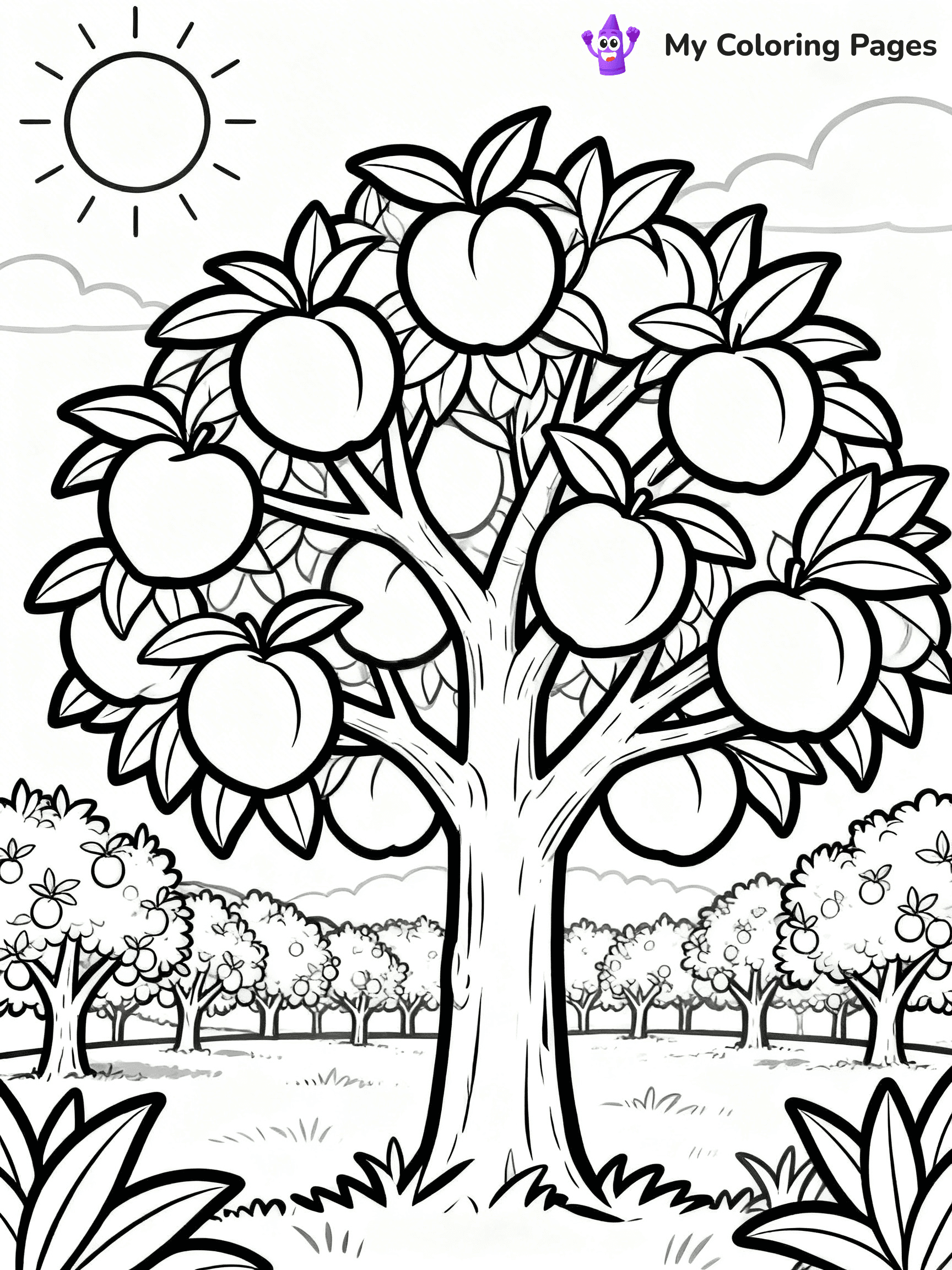 Peaches Coloring Pages - 73