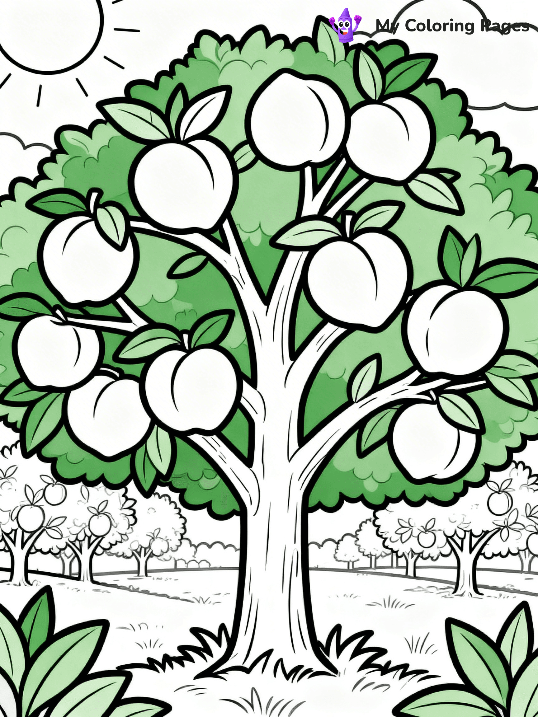 Peaches Coloring Pages - 72