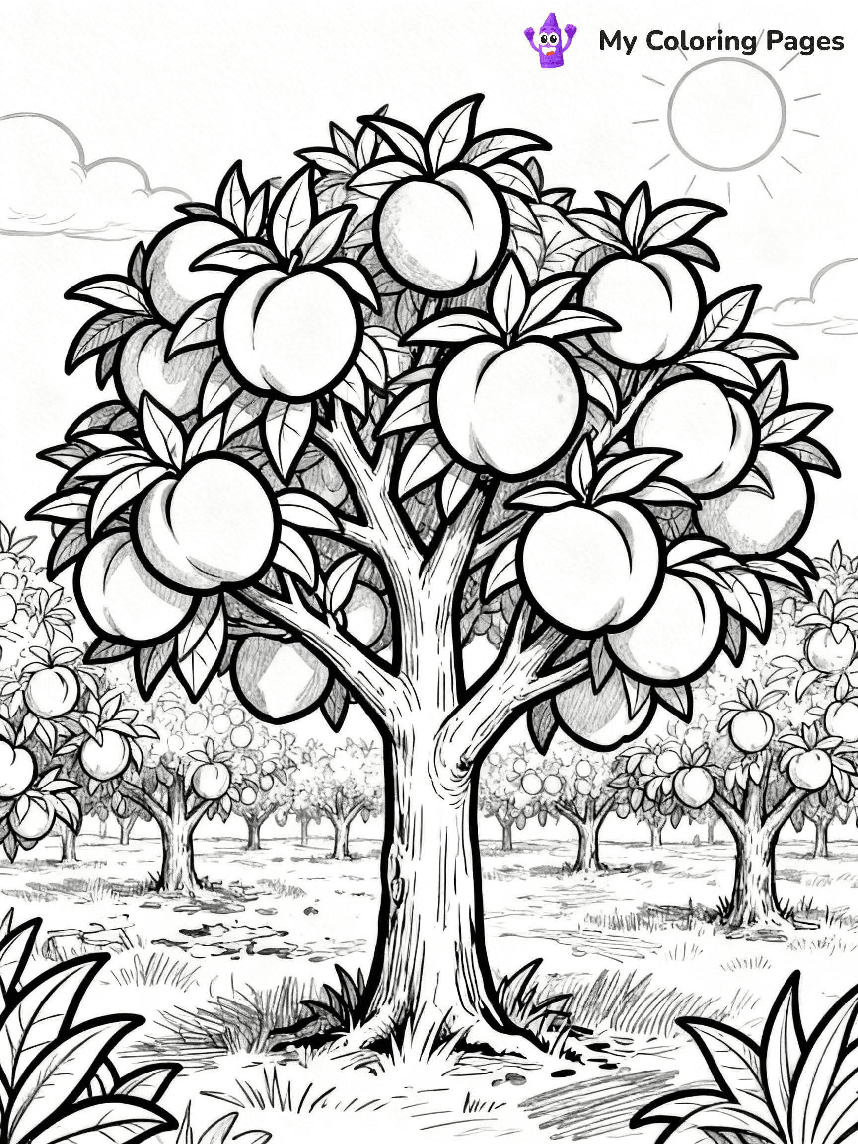 Peaches Coloring Pages - 71