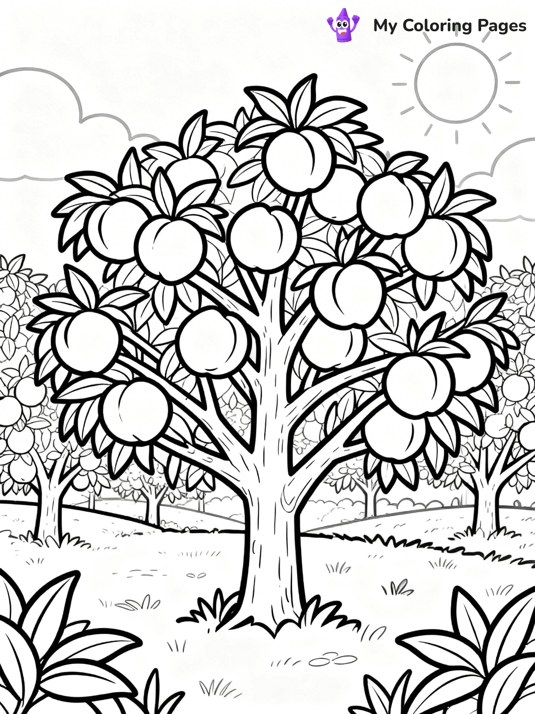 Peaches Coloring Pages - 69