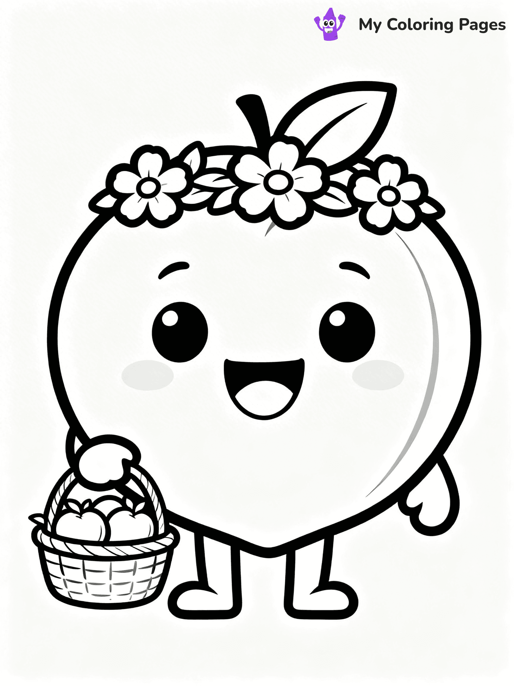 Peaches Coloring Pages - 68
