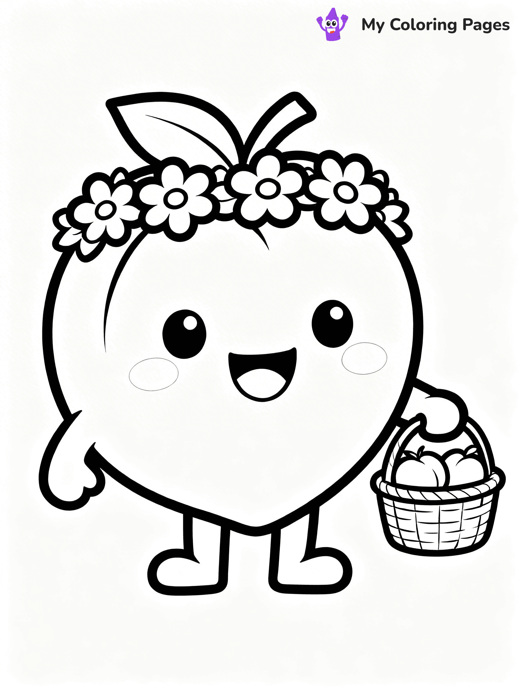 Peaches Coloring Pages - 66
