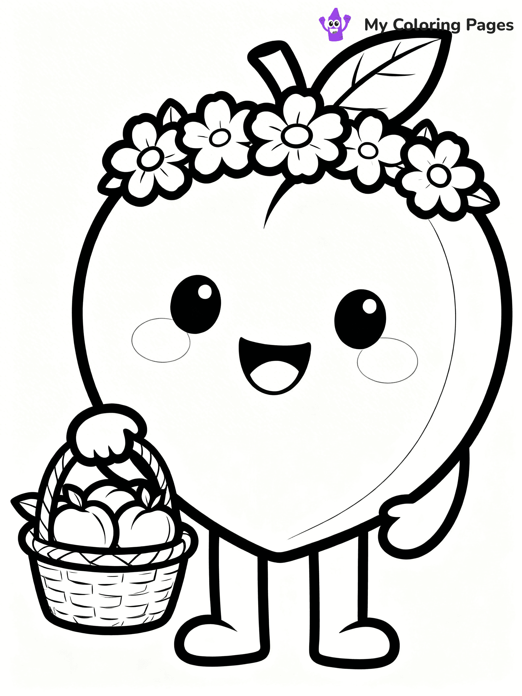 Peaches Coloring Pages - 64