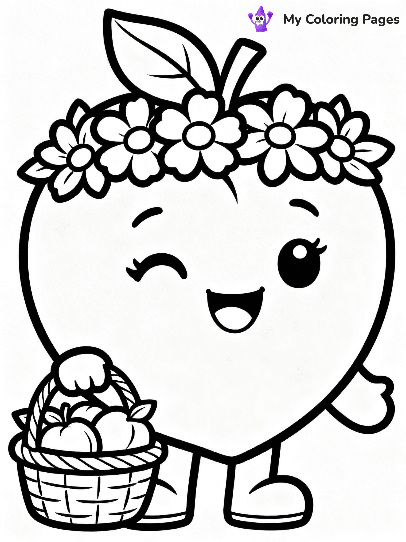 Peaches Coloring Pages - 63