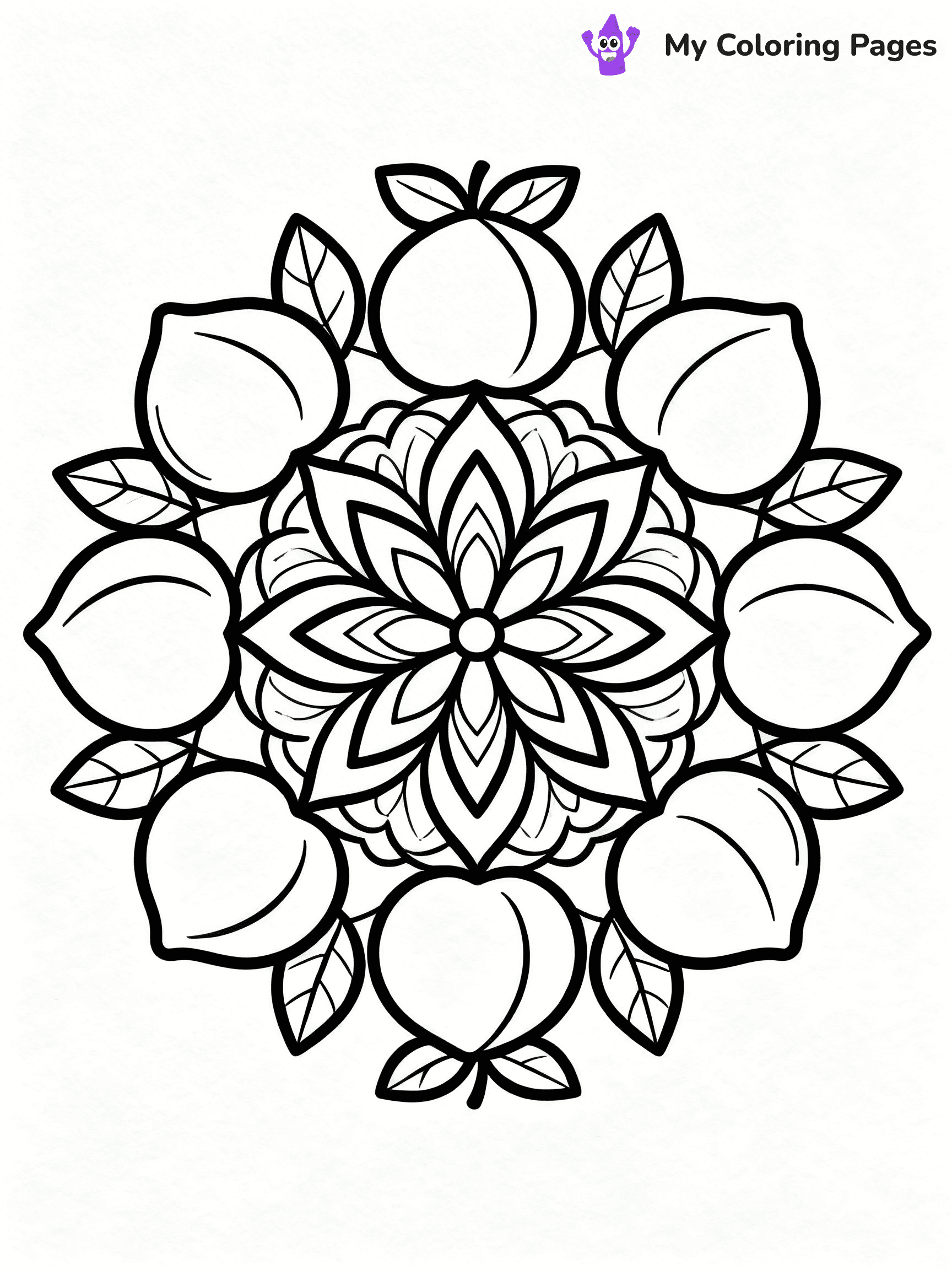 Peaches Coloring Pages - 61