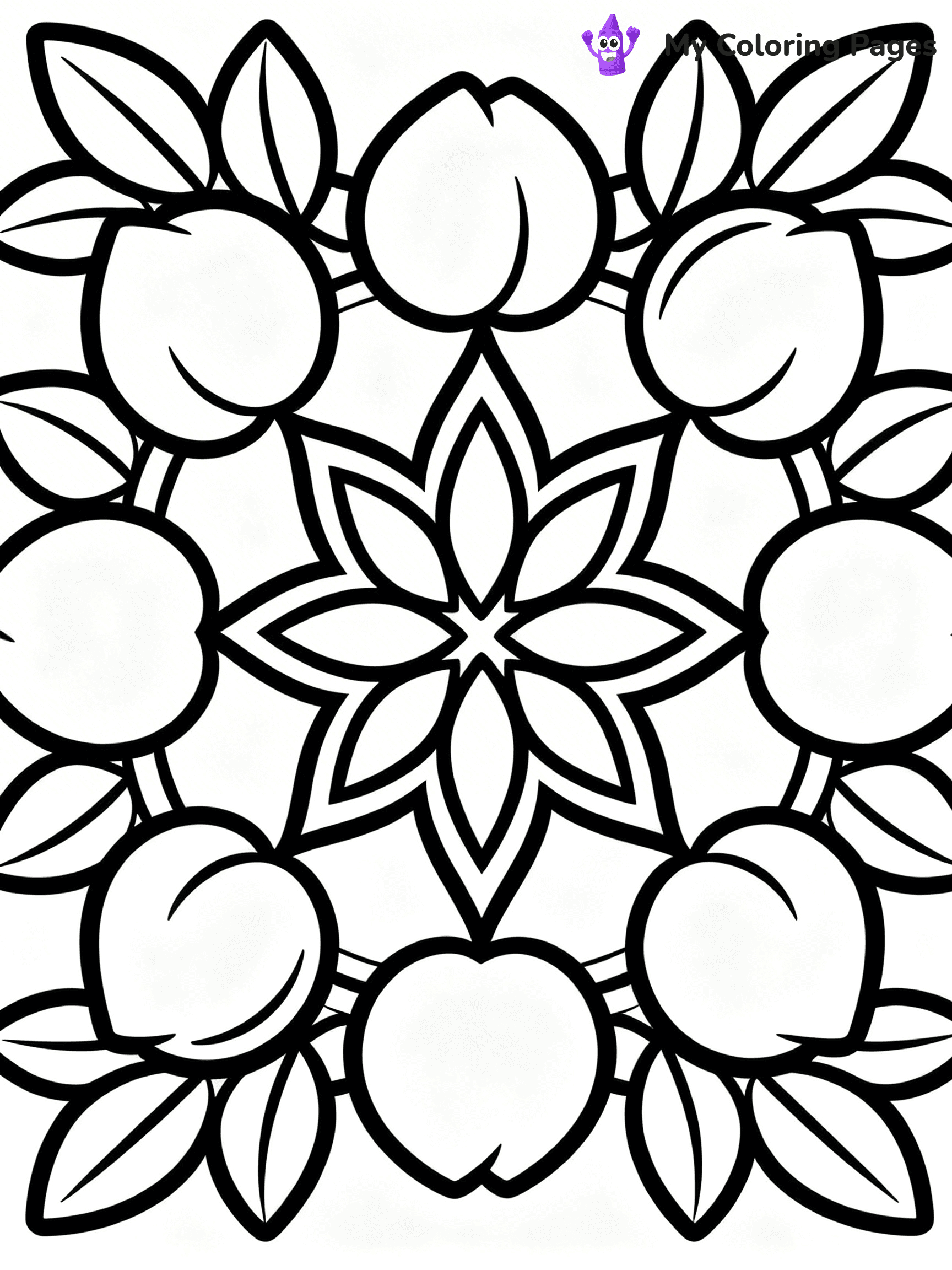 Peaches Coloring Pages - 60