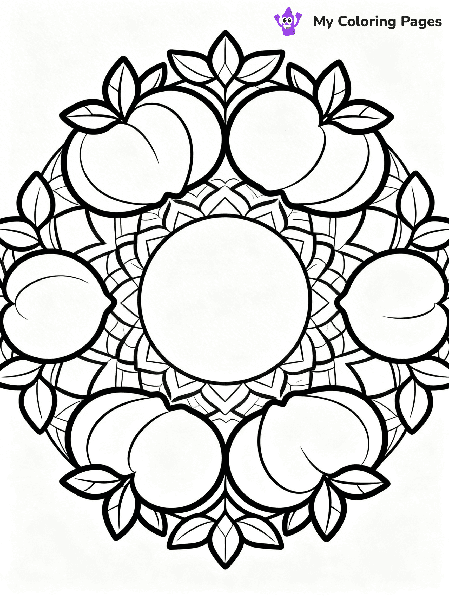 Peaches Coloring Pages - 59